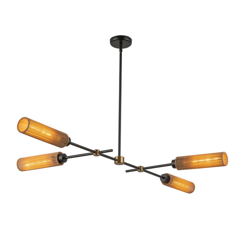 Colby Medium Linear Chandelier by Alora Mood