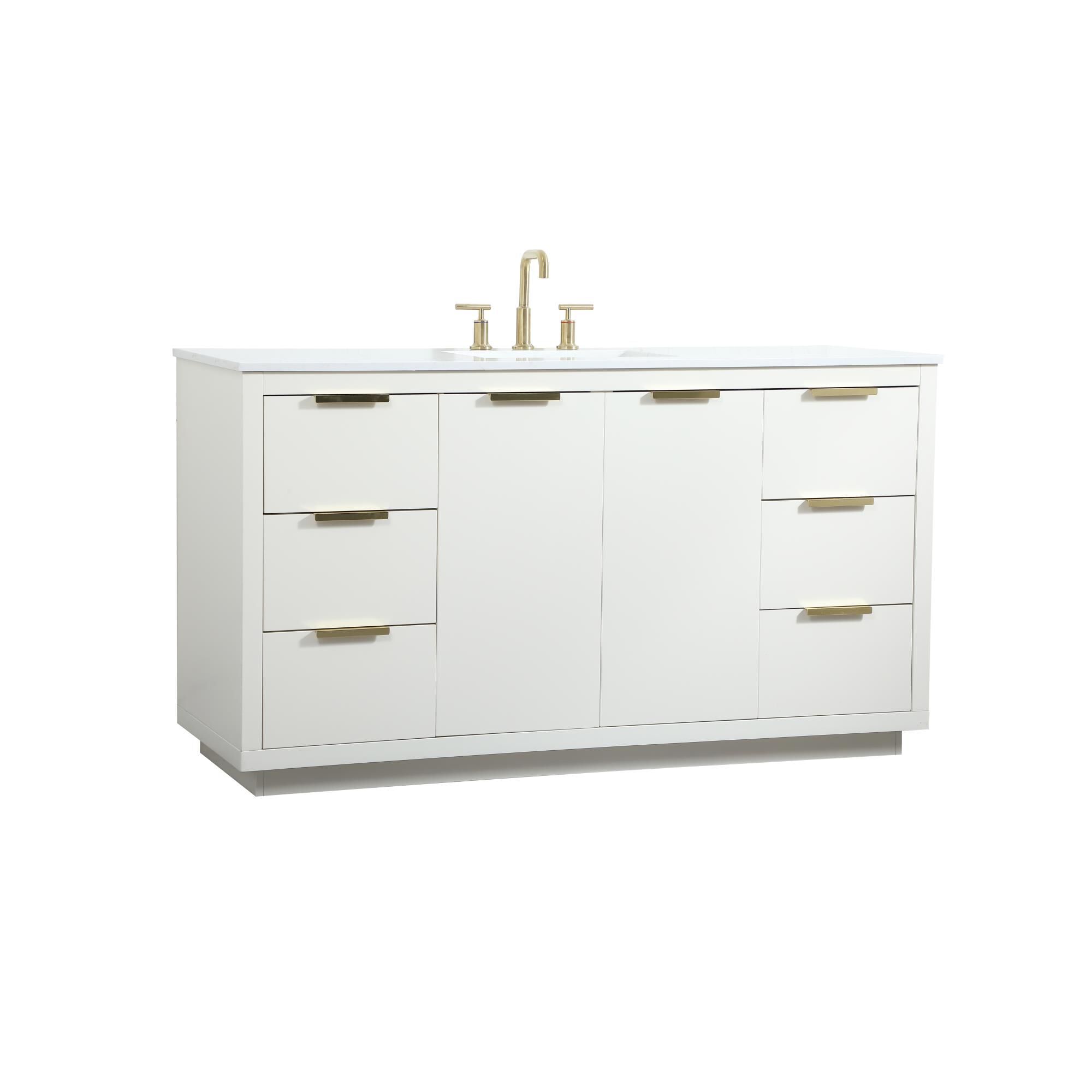 Shown in White finish