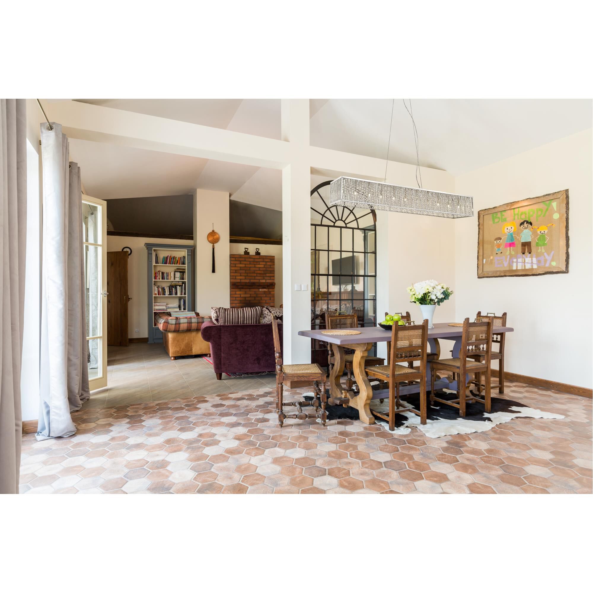 Terra 56 Inch 11 Light Linear Suspension Light by Z-Lite