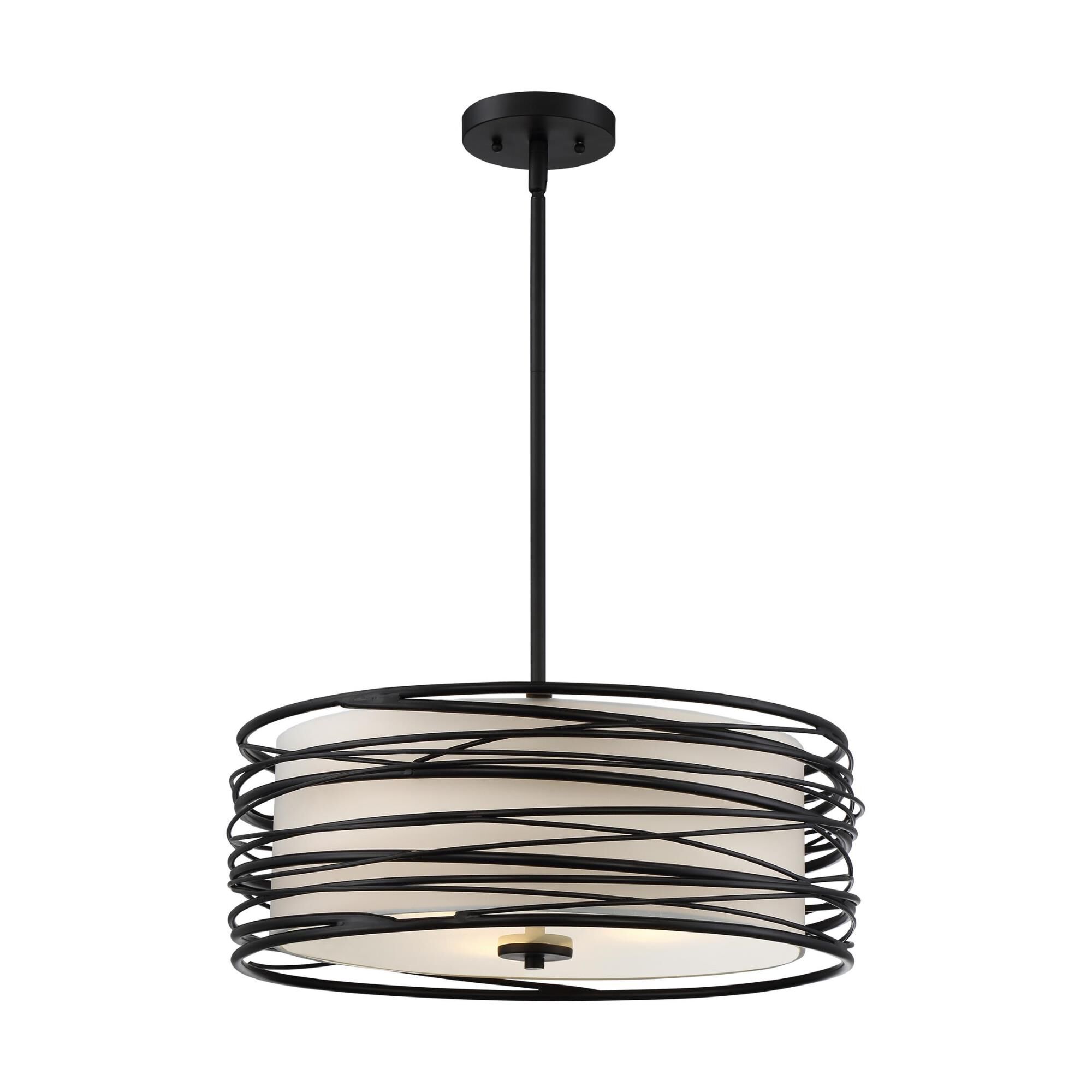 Spiral 20 Inch Large Pendant by Quoizel