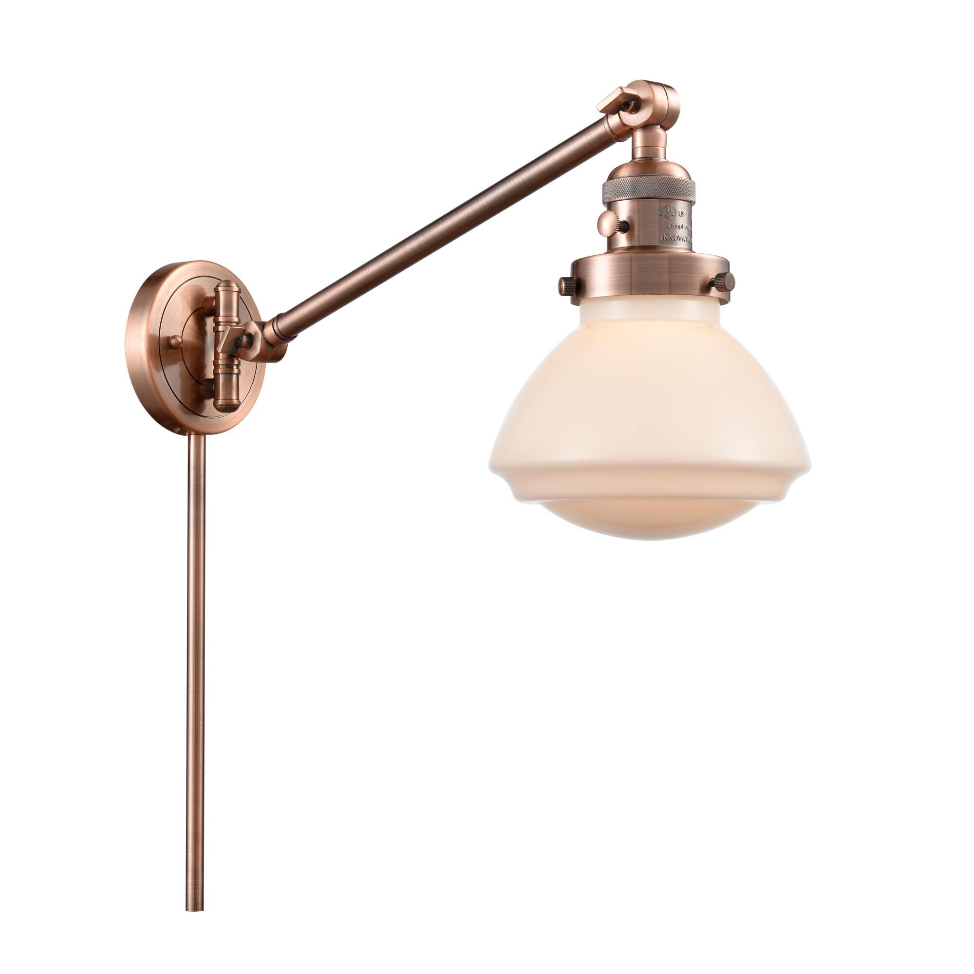 Bruno Marashlian Olean Wall Swing Lamp by Innovations Lighting
