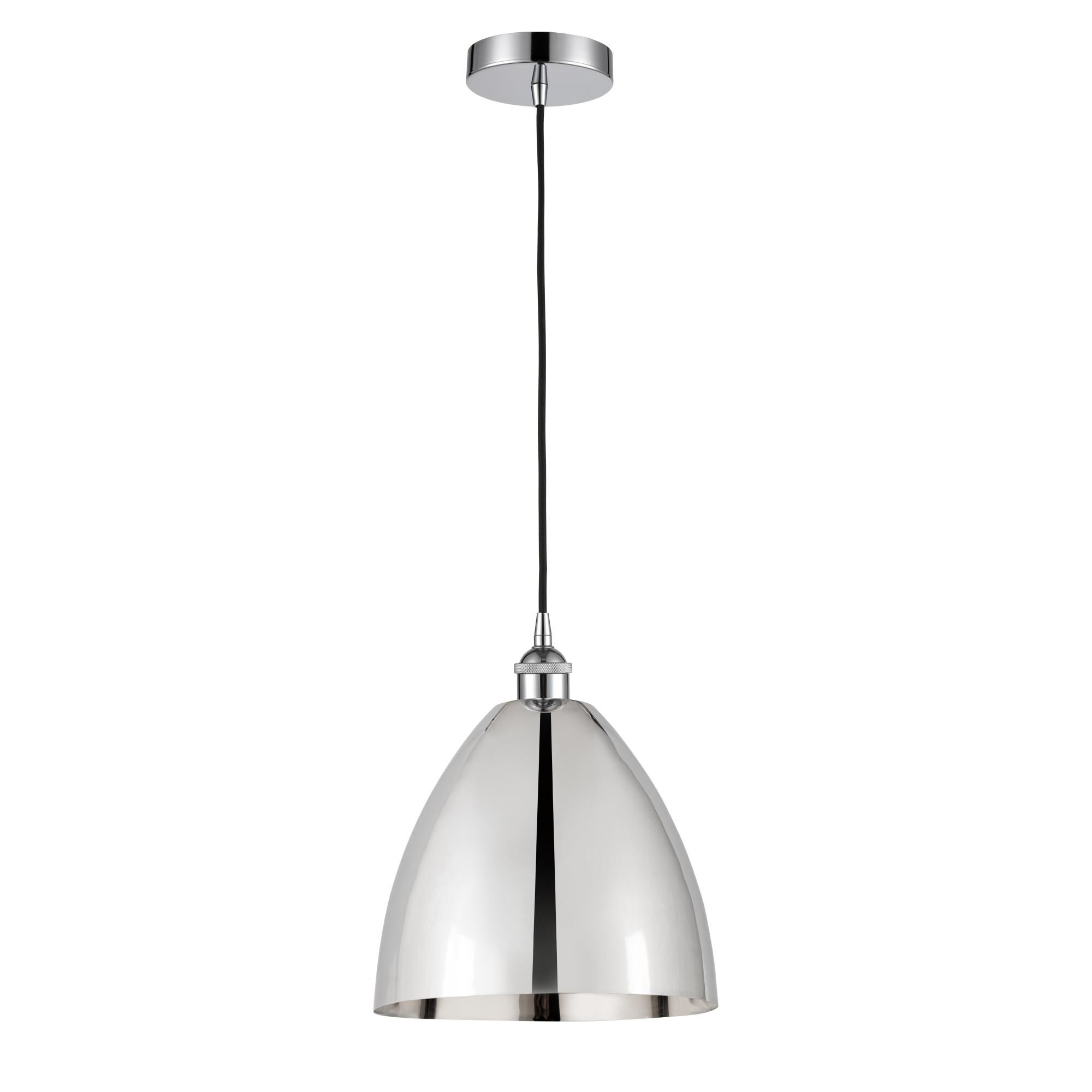 Shown in Polished Chrome finish and Polished Chrome Edison Dome shade