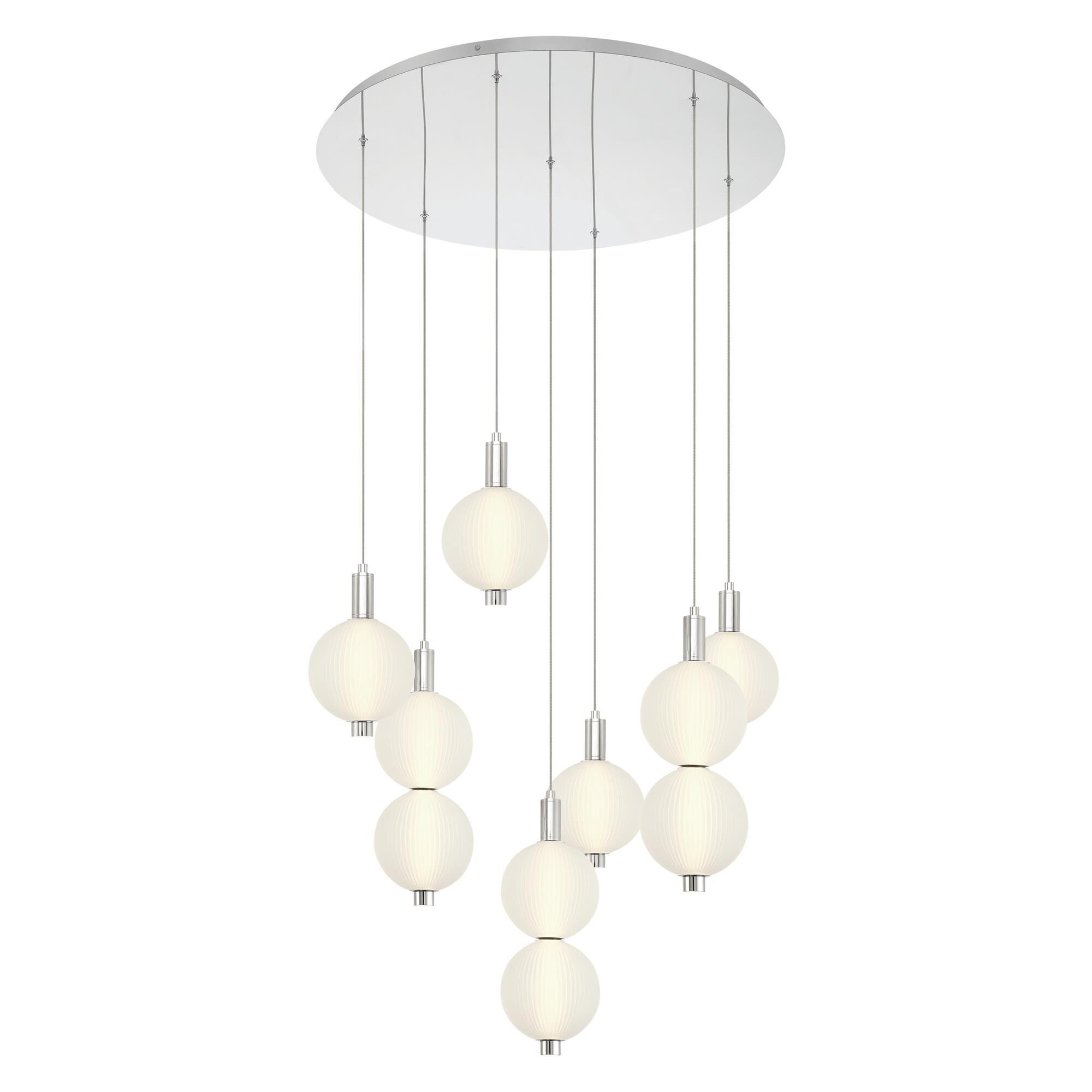 Palmas 30 Inch 7 Light Multi Light Pendant,