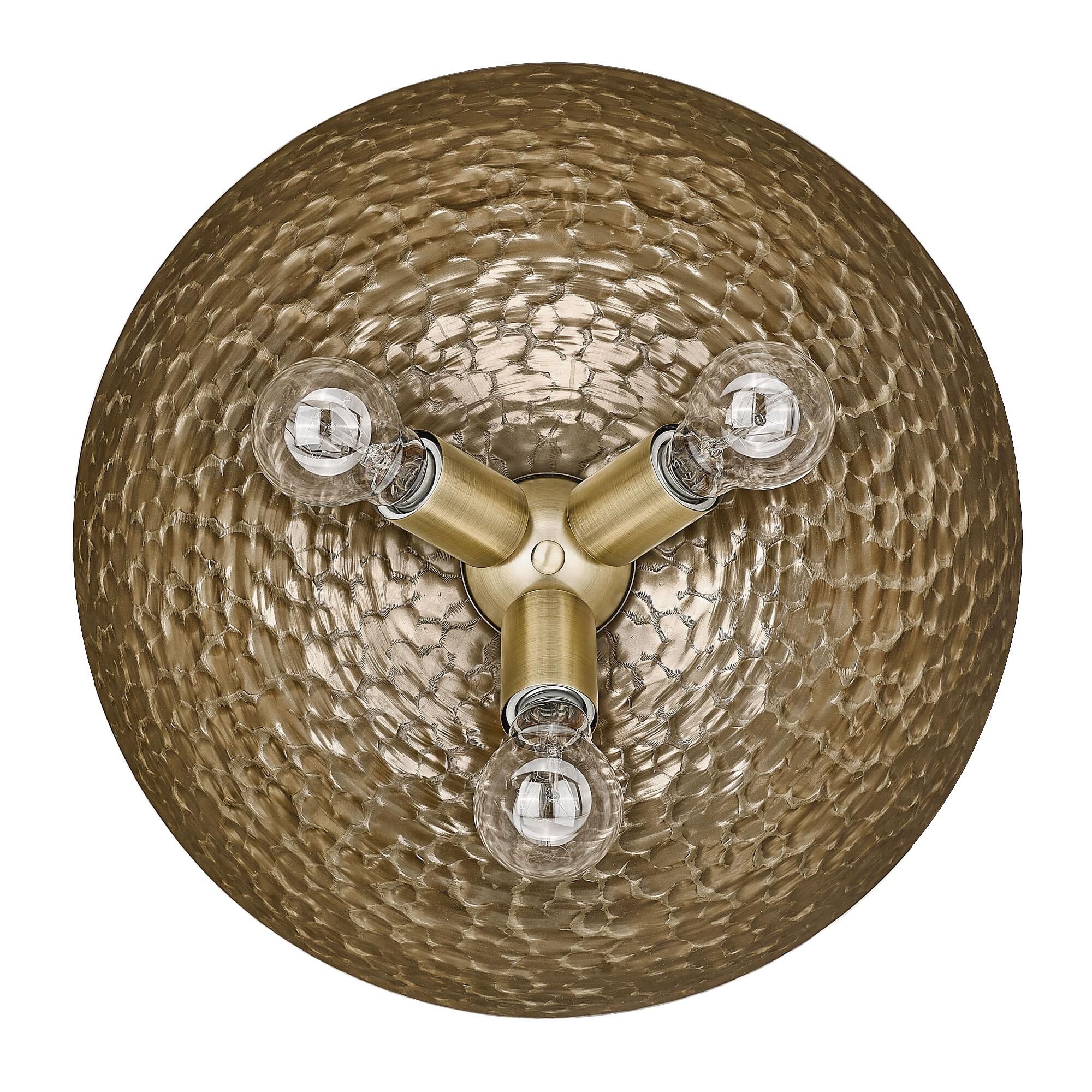 Shepard 14 Inch Flush Mount by Golden Lighting