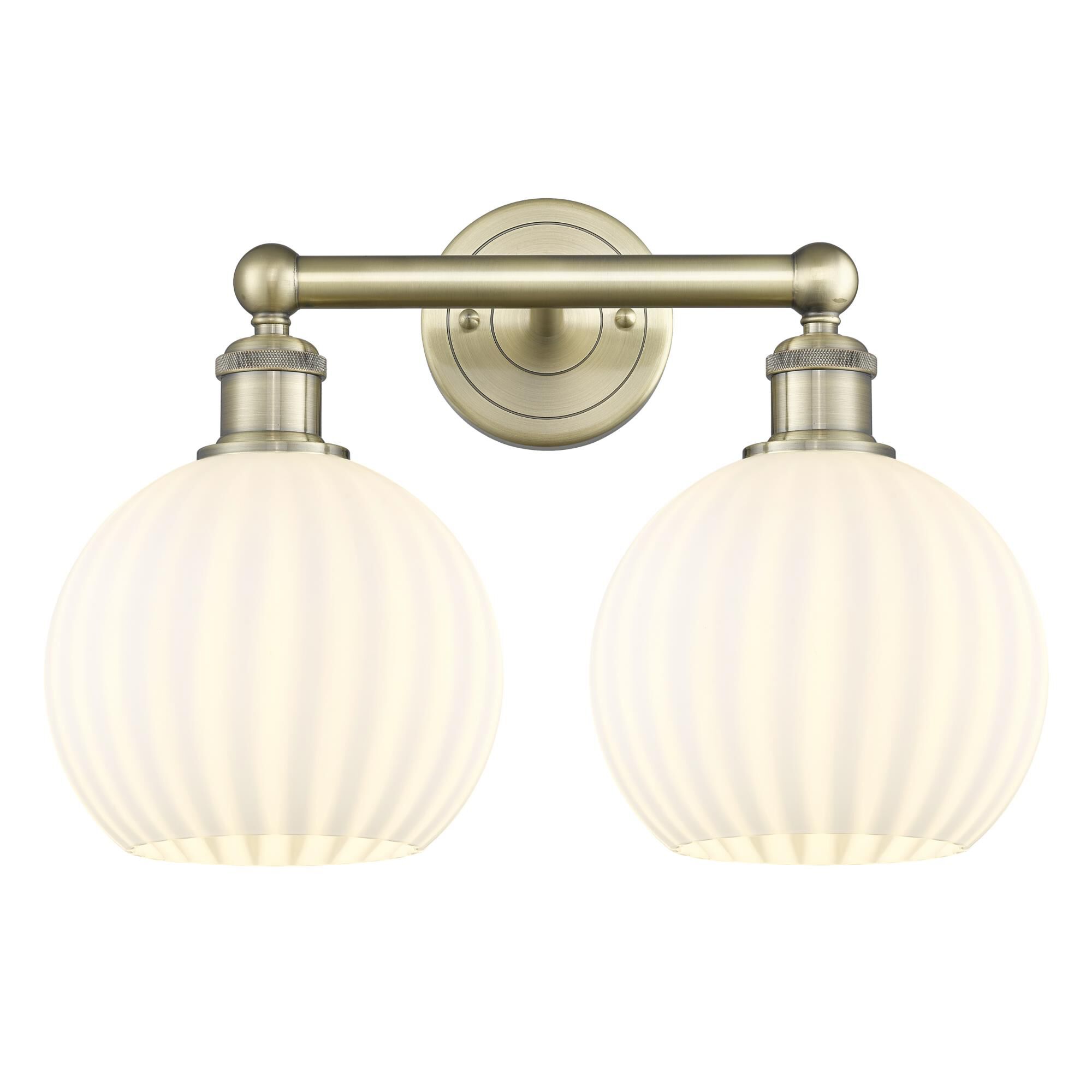 Bruno Marashlian White Venetian 17 Inch Bath Vanity Light by Innovations Lighting
