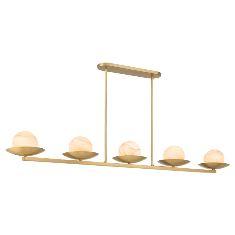 Olenne Large Linear Chandelier by Minka Lavery