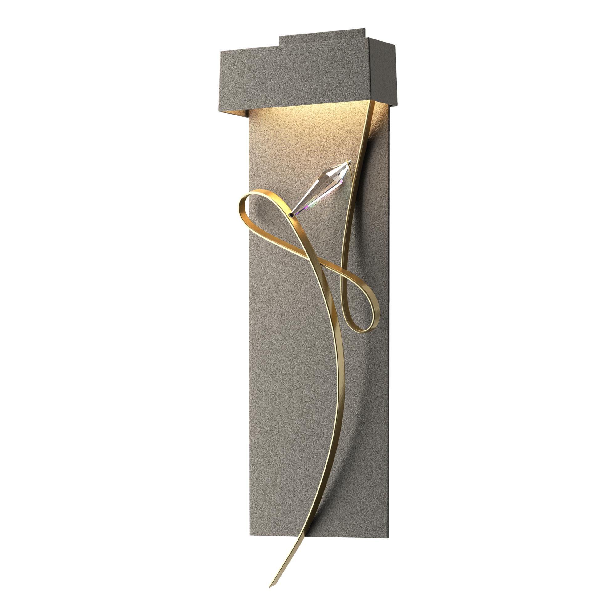Shown in Natural Iron finish and Modern Brass (86) accent