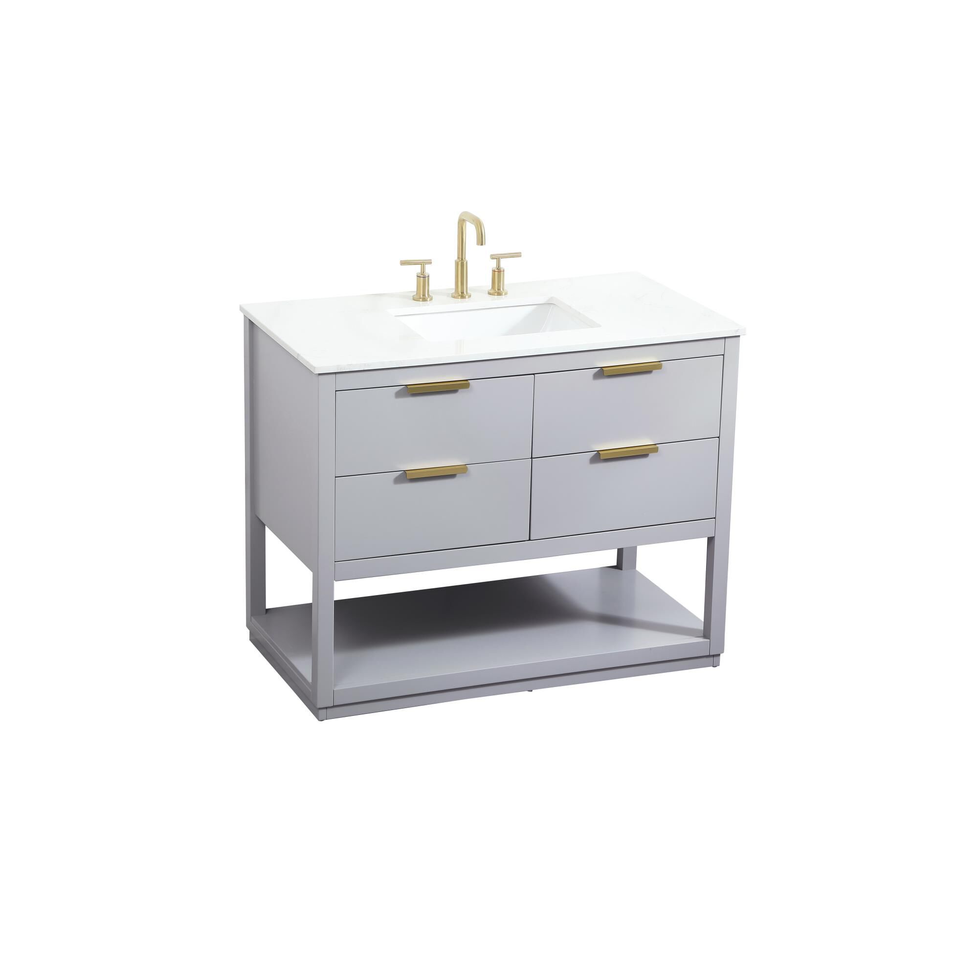 Larkin 42 Inch Bath Vanity by Elegant Decor