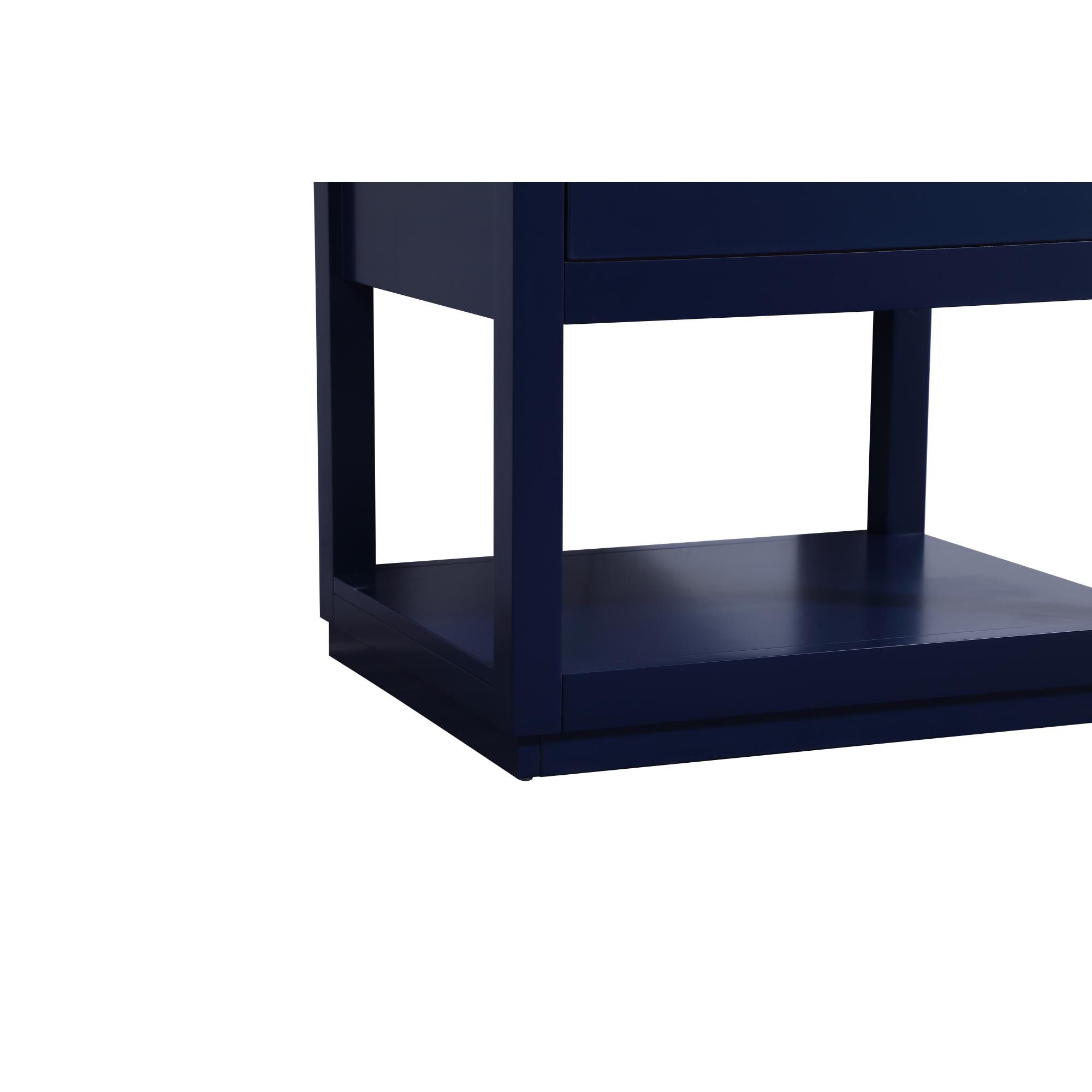 Shown in Blue finish