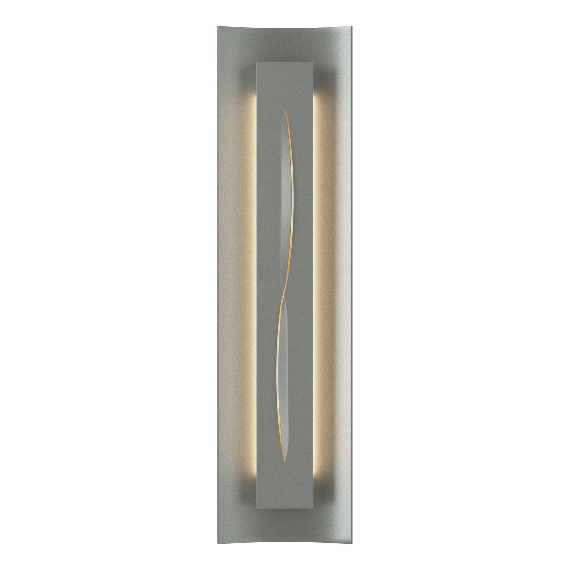 Shown in Vintage Platinum finish and Ivory Art  glass