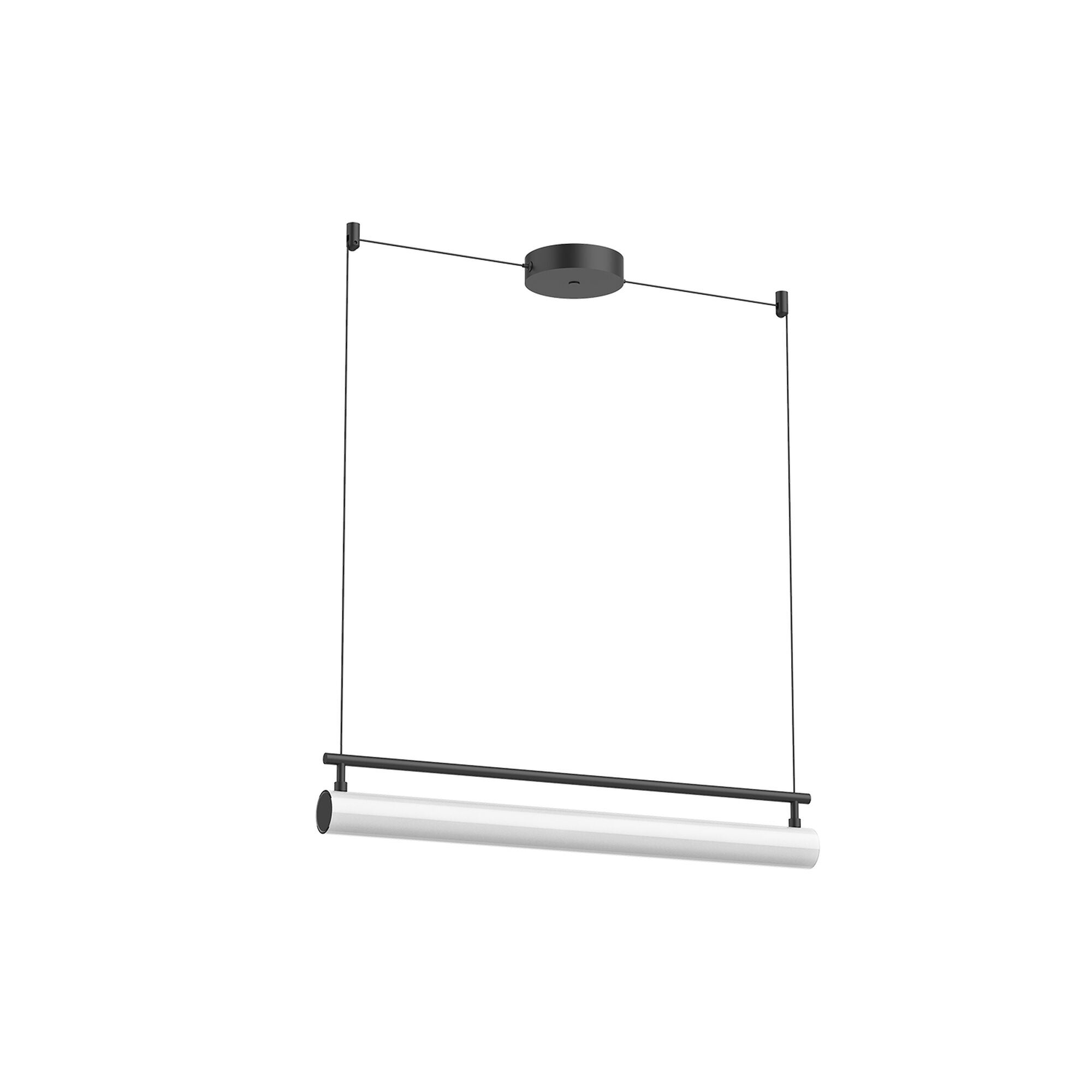 Shown in Black finish and Frosted glass