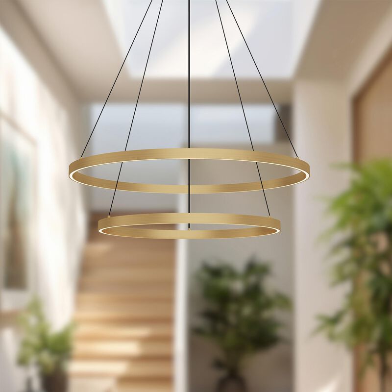 Cerchio 31 Inch Chandelier by Kuzco Lighting
