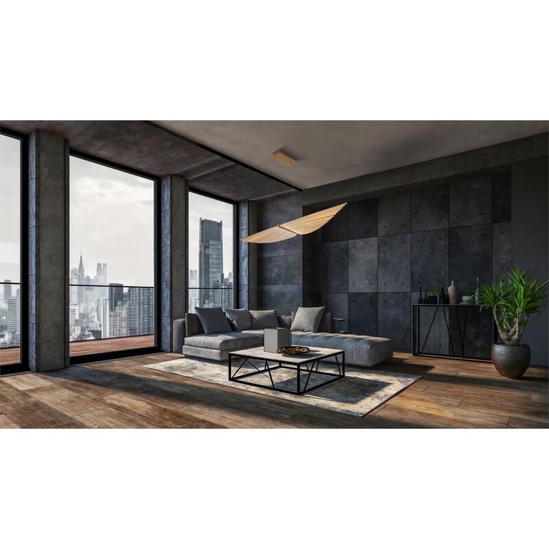 Seraph Large Linear Chandelier by Eurofase Lighting