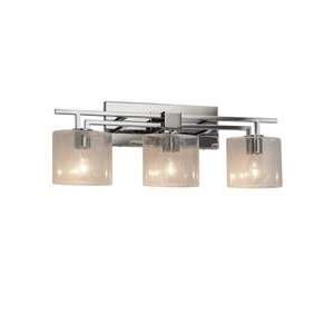 Shown in Polished Chrome finish and Artisan glass and Seeded shade and Oval accent