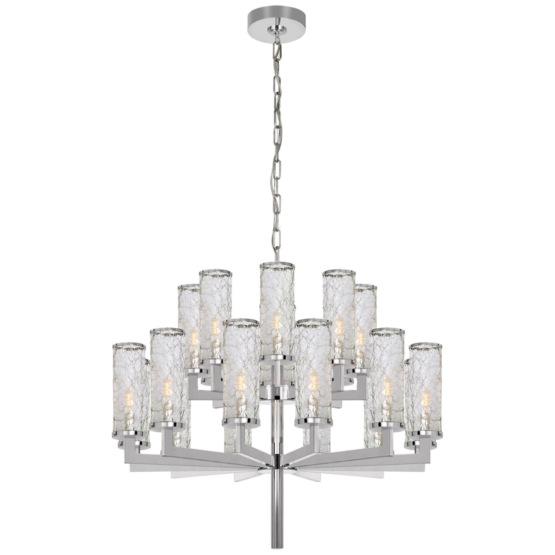 Kelly Wearstler Liaison 34 Inch 20 Light Chandelier by Visual Comfort Signature Collection