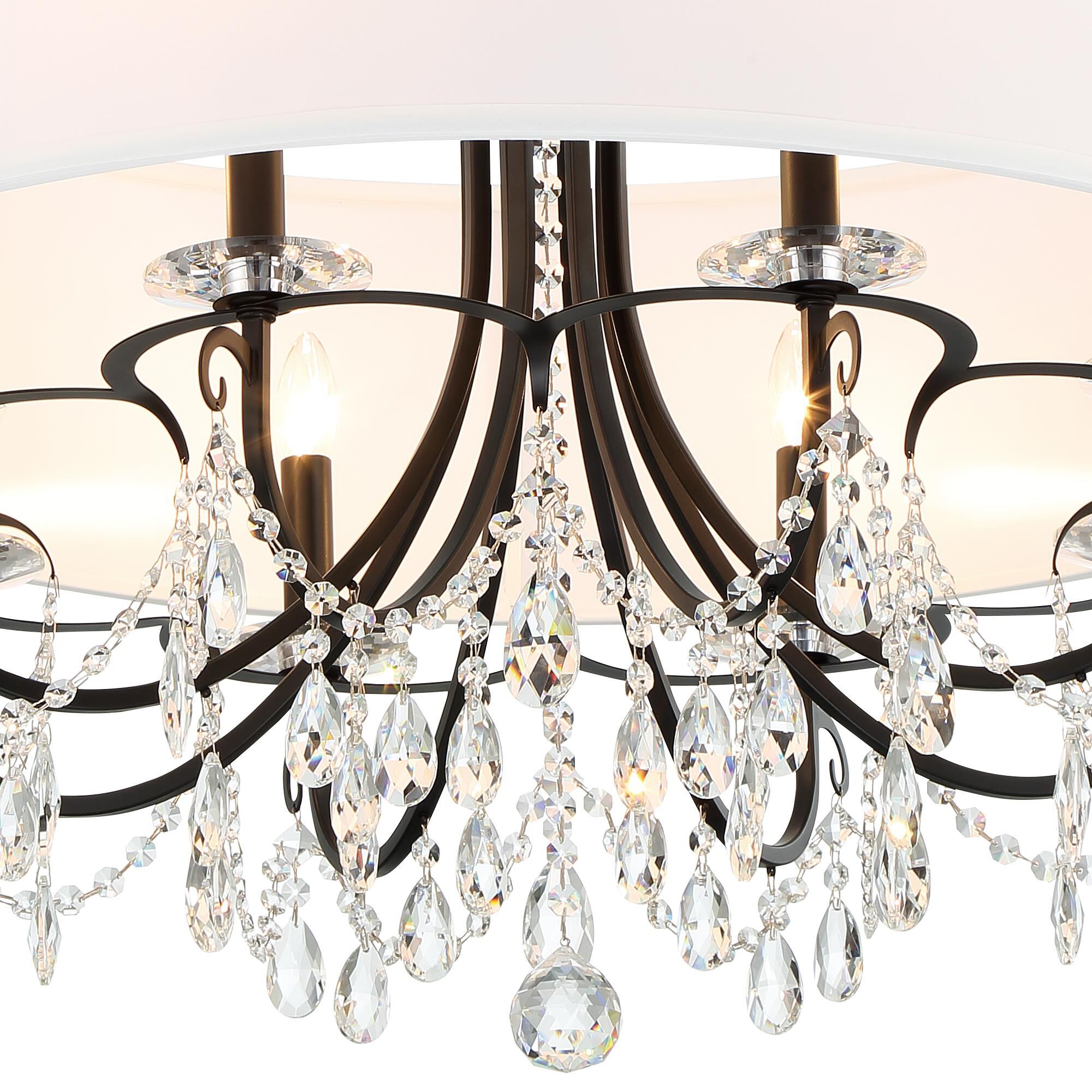 Othello 32 Inch 8 Light Chandelier by Crystorama