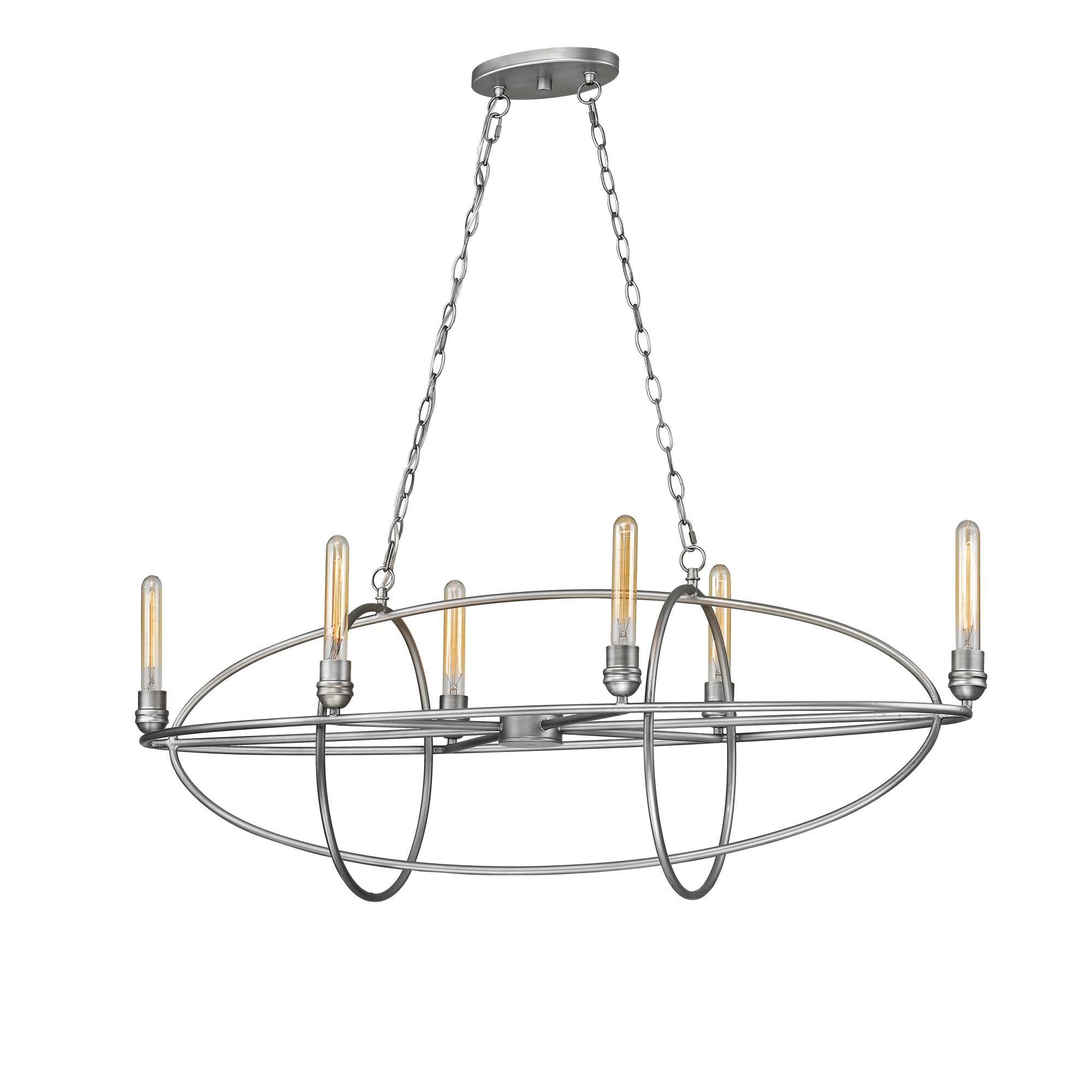 Persis 46 Inch 6 Light Linear Suspension Light by Z-Lite