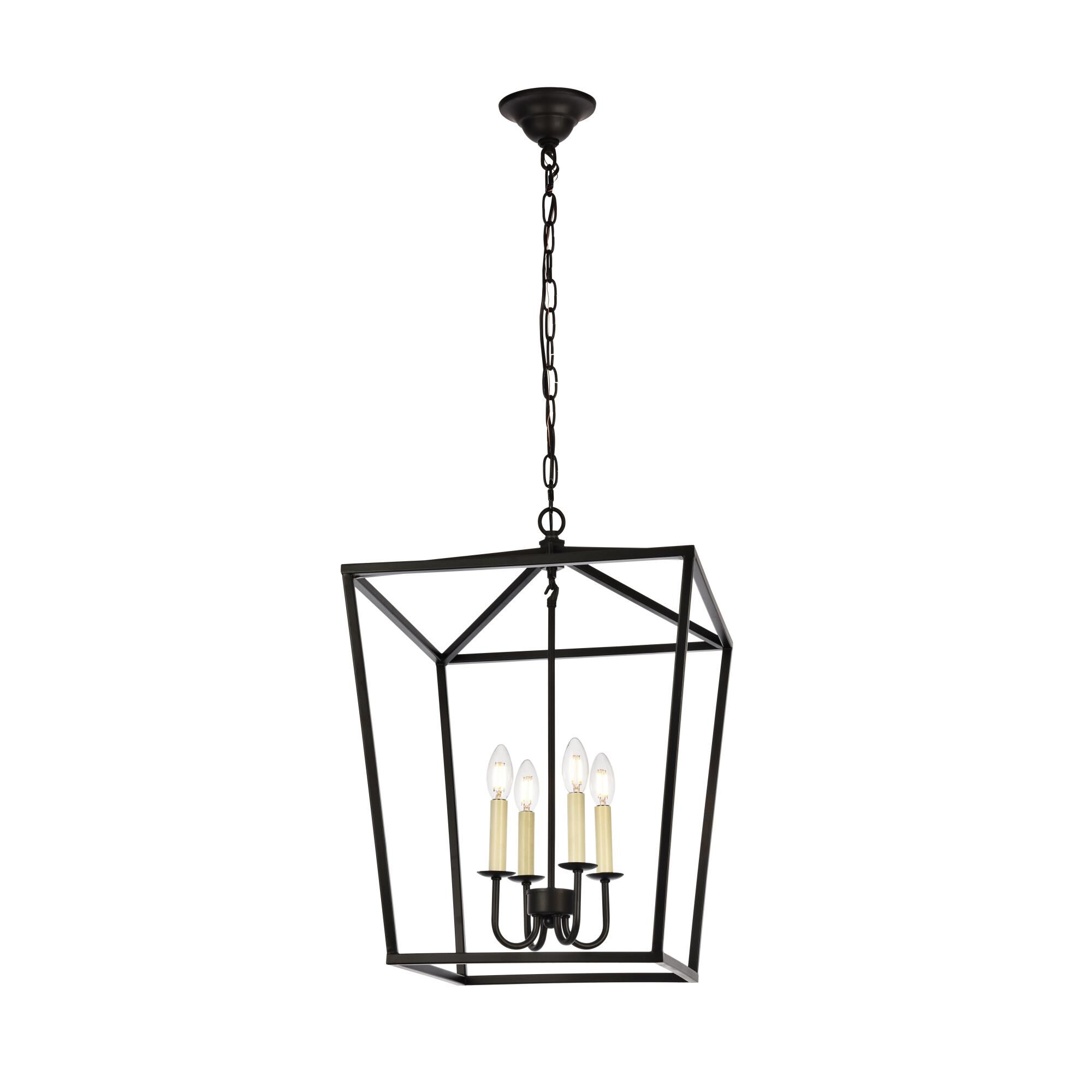 Maddox 17 Inch Large Pendant by Elegant Lighting