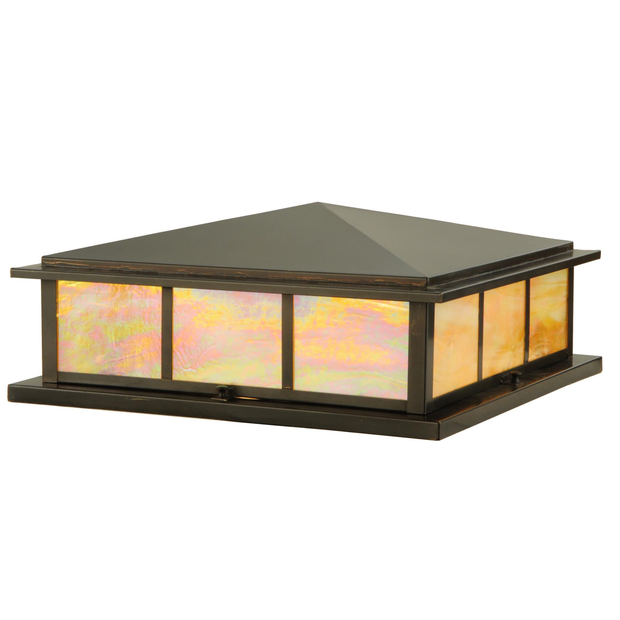 8 Inch Tall 4 Light Outdoor Pier Lamp by Meyda Lighting