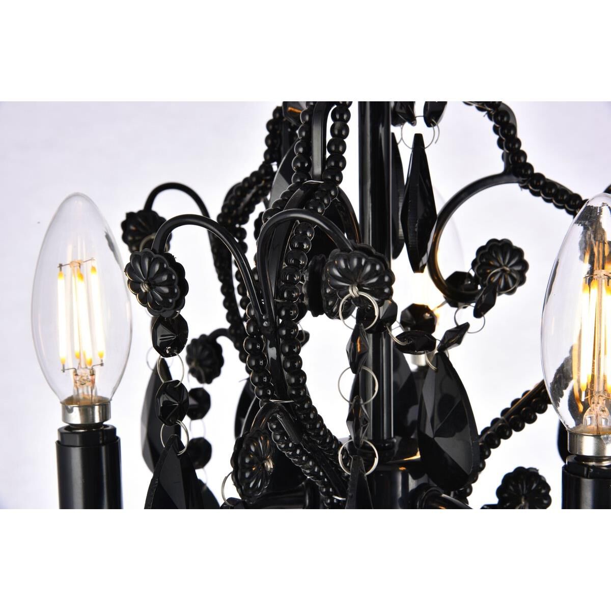 Karter 9 Inch 3 Light Mini Chandelier by Elegant Lighting
