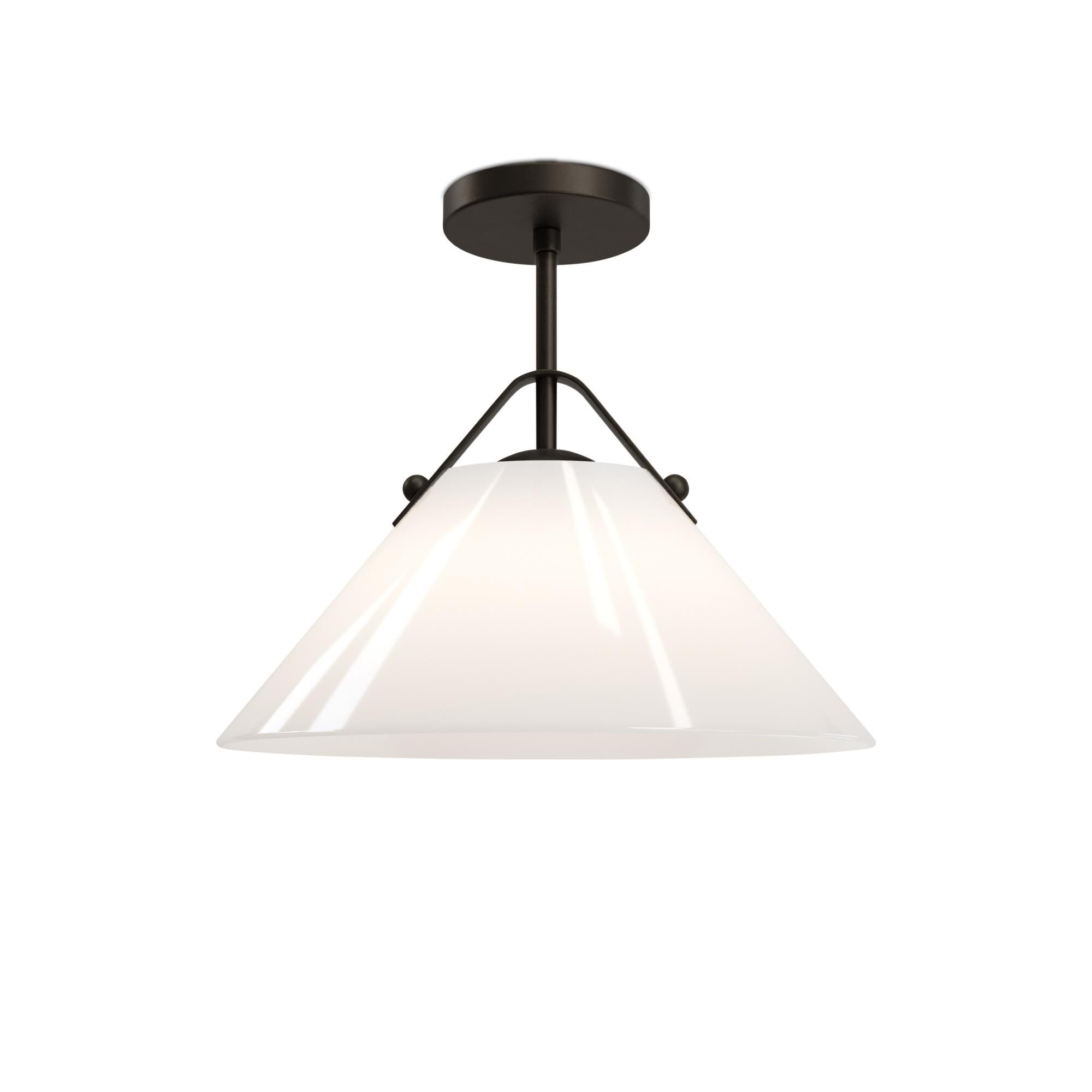 Shown in Opaque White and Oil Rubbed Bronze finish