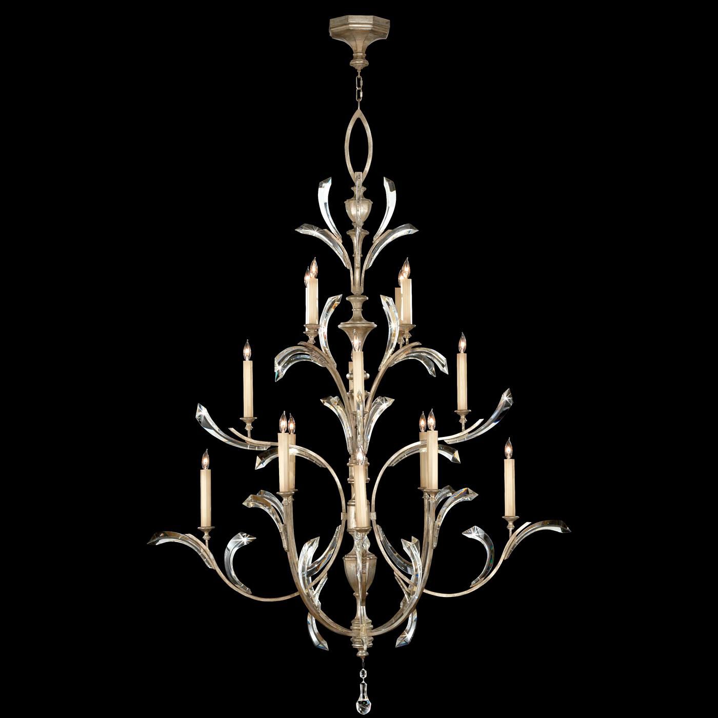 Beveled Arcs Chandelier by Fine Art Handcrafted Lighting