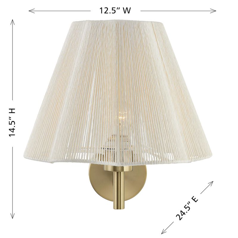 Breegan Jane Rosa Large Wall Sconce by Savoy House
