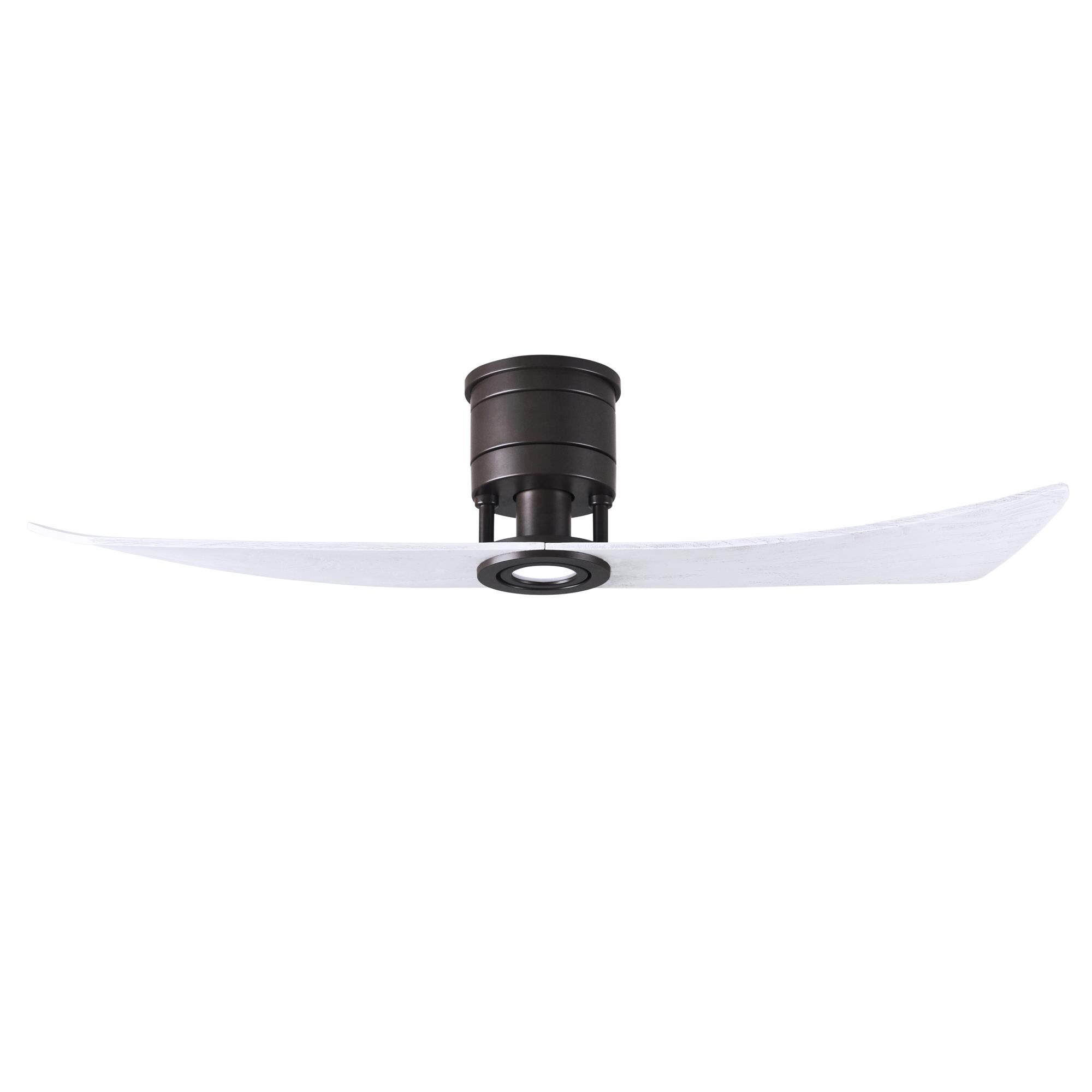 Lindsay 52 Inch Flush Mount Fan with Light Kit by Matthews Fan Company