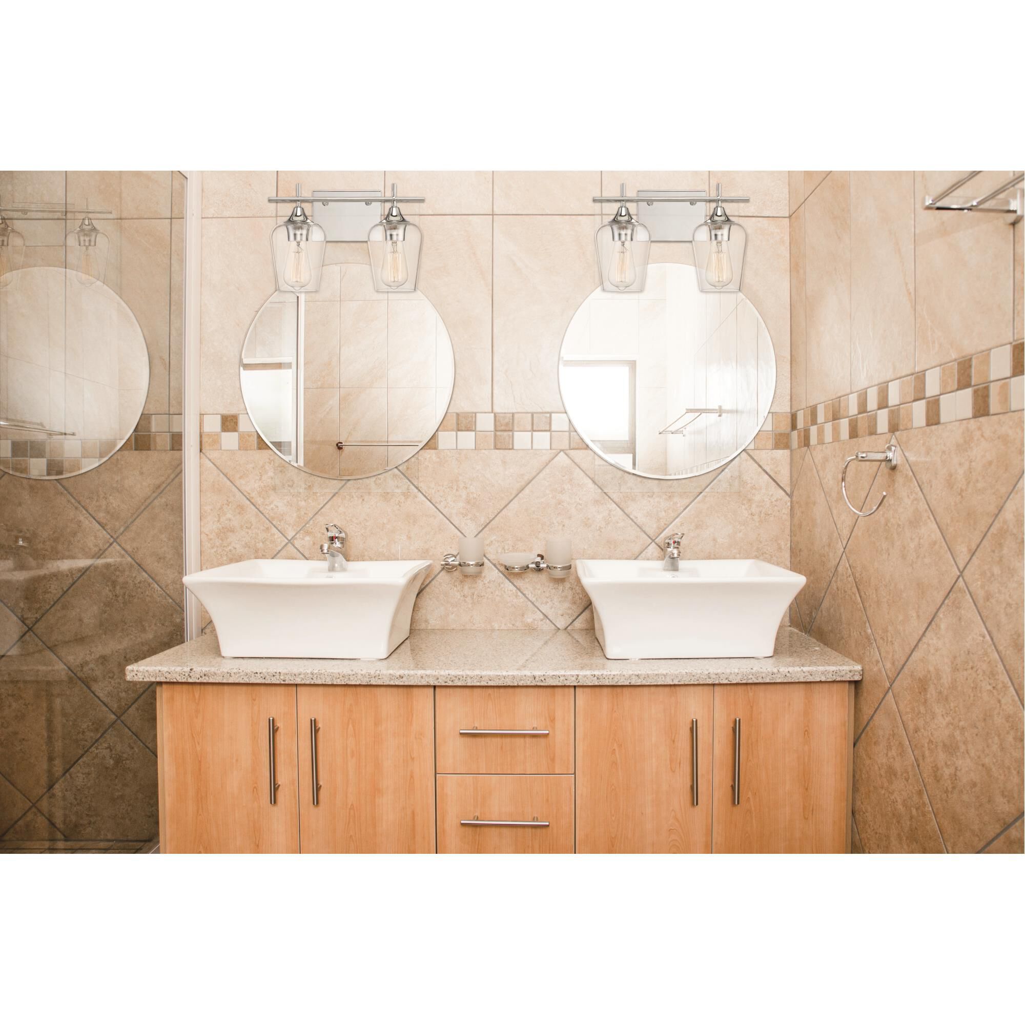 Octave 13 Inch 2 Light Bath Vanity Light by Savoy House