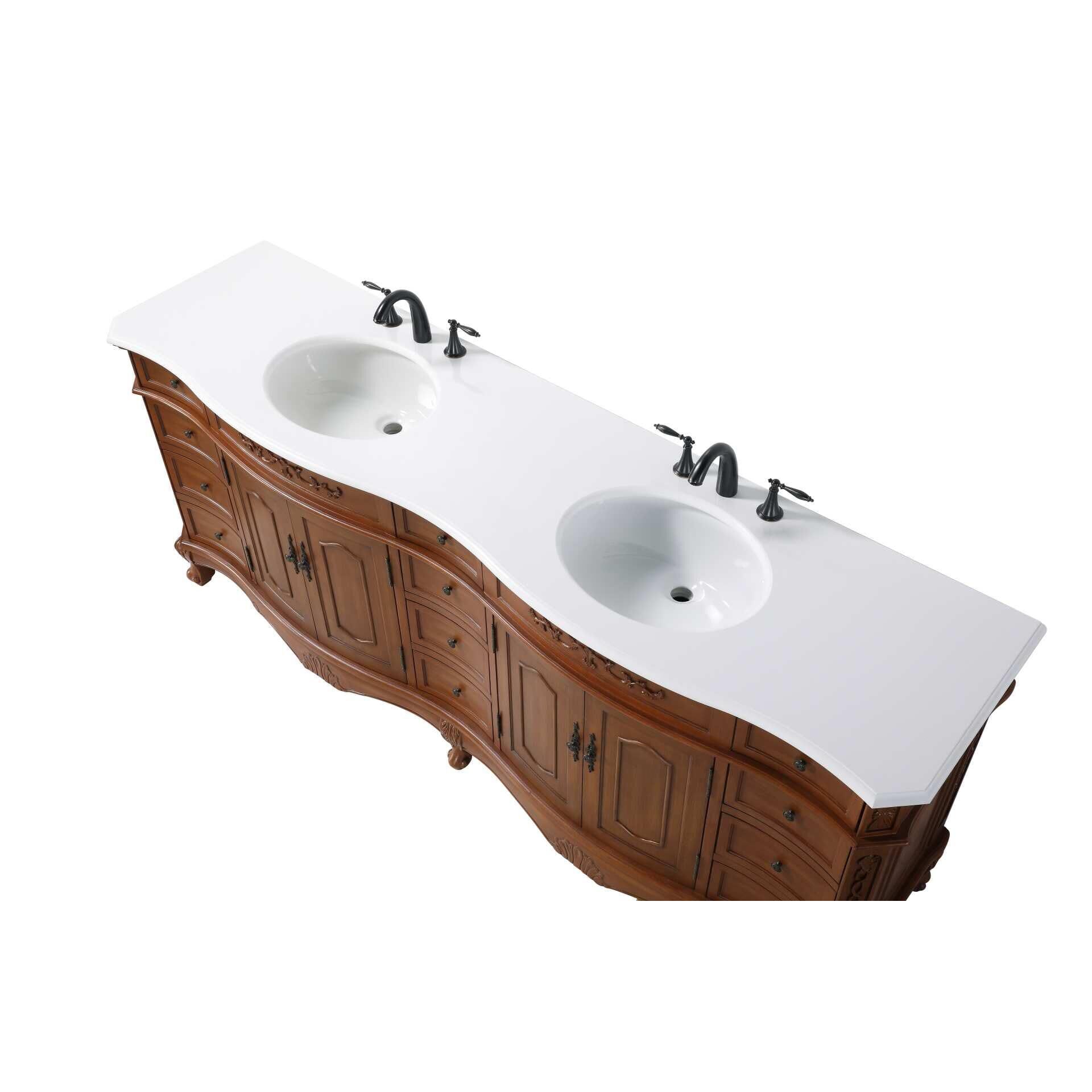 Shown in Teak finish