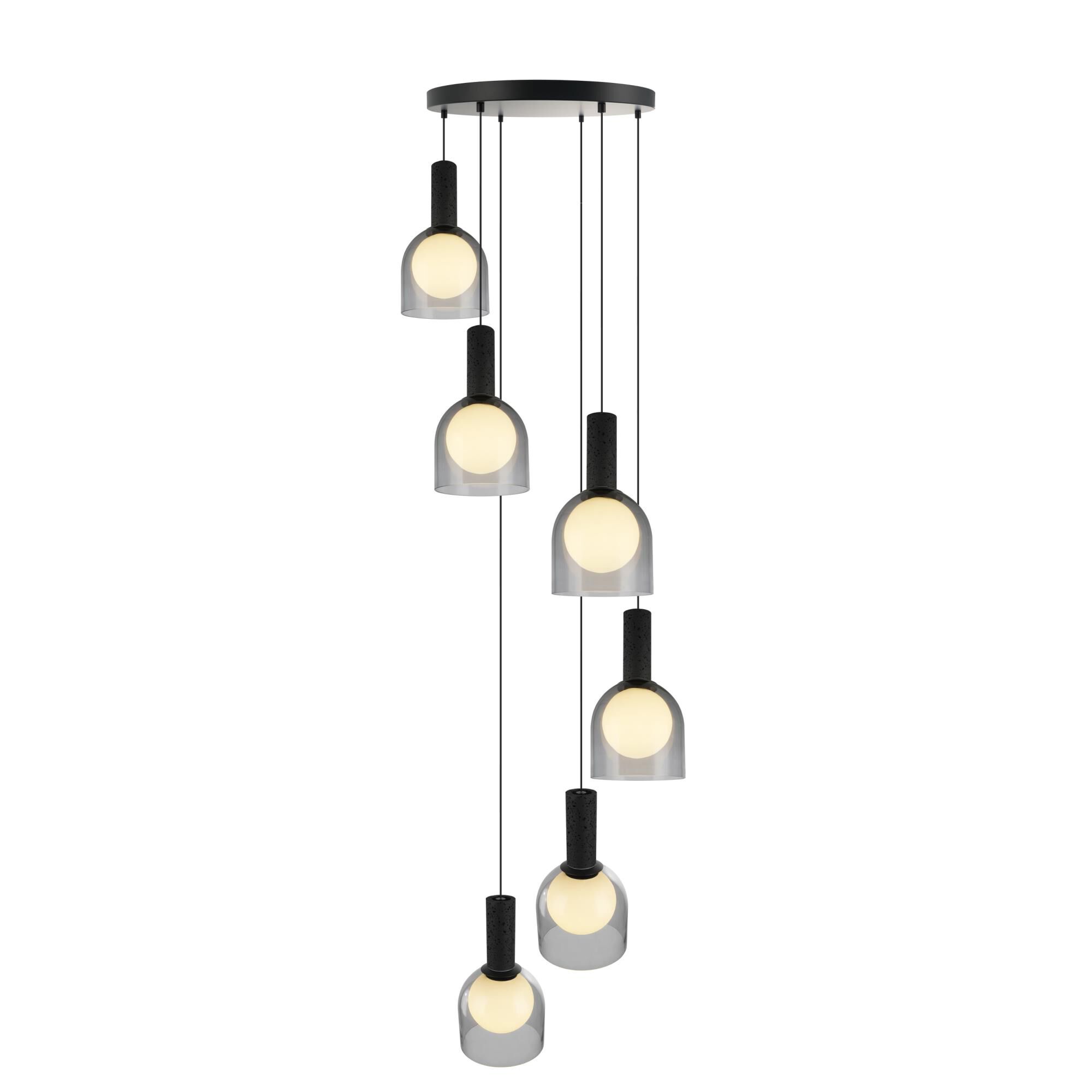 Juna 25 Inch Multi Light Pendant by Artcraft