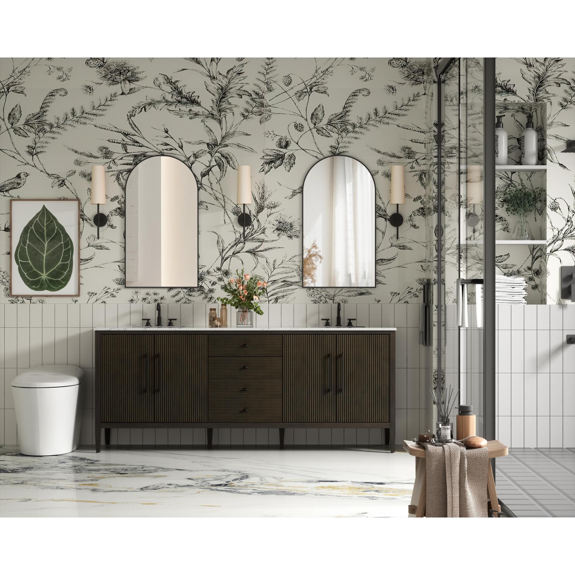 Blakely 84 Inch Bath Vanity by Elegant Dcor