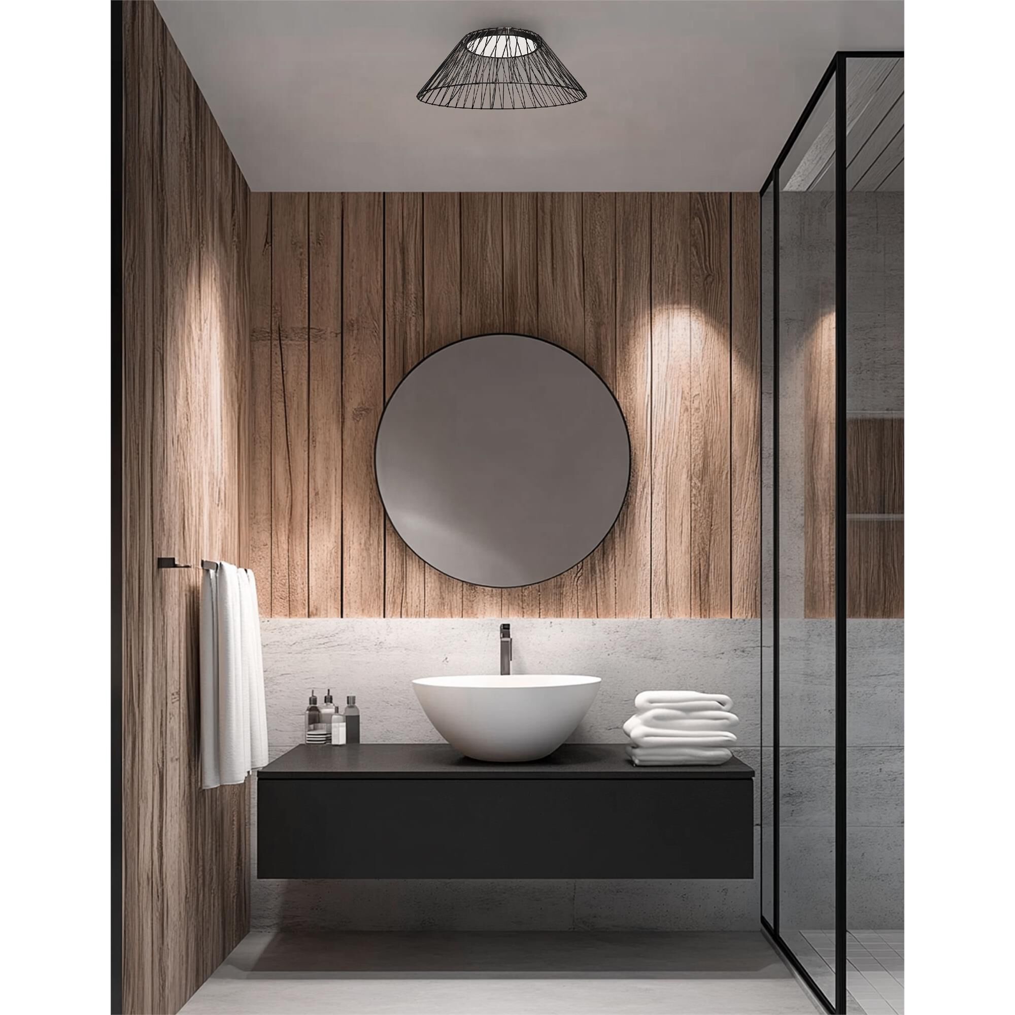 Georgette 24 Inch Flush Mount by Dainolite