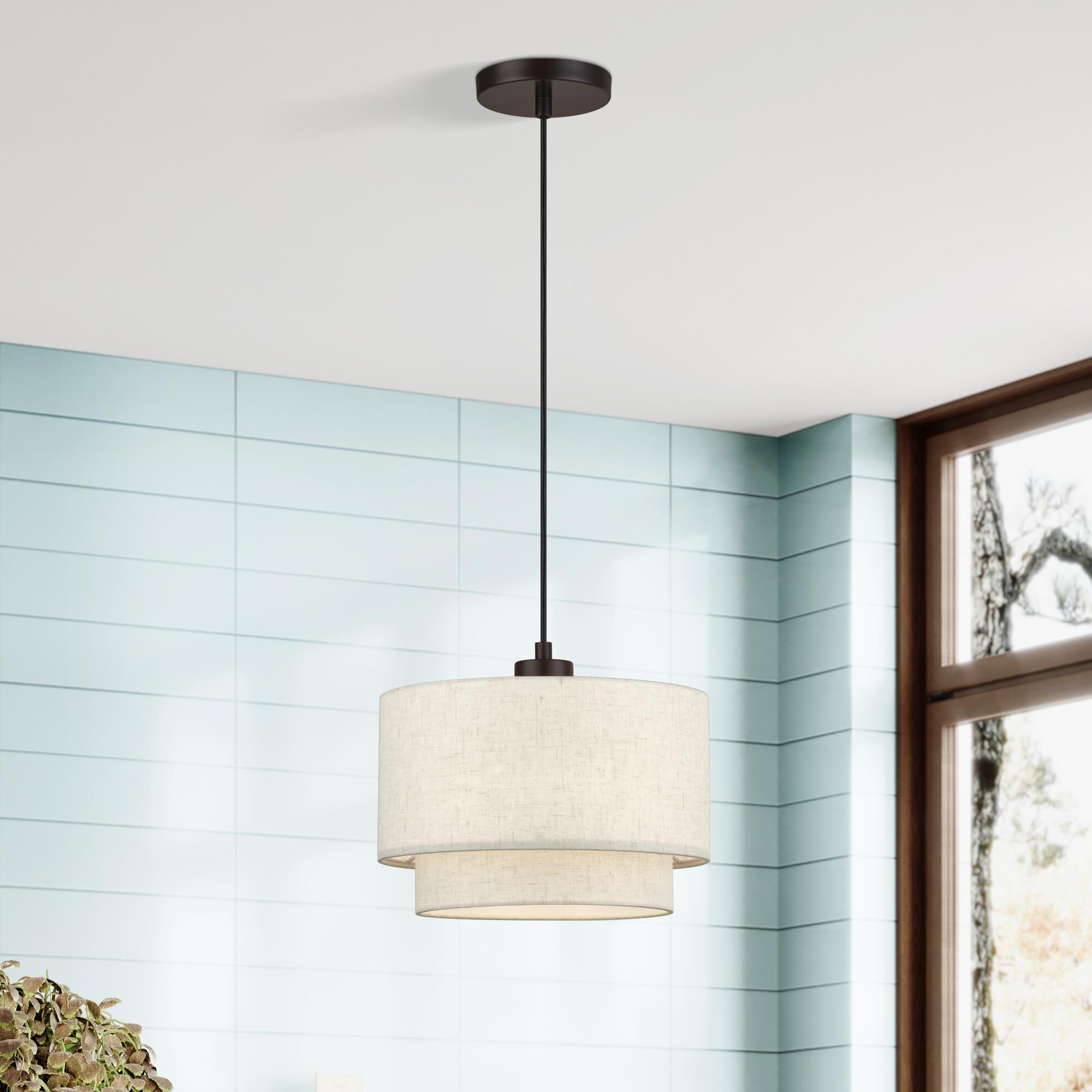 Manorwood 12 Inch Mini Pendant by Livex Lighting