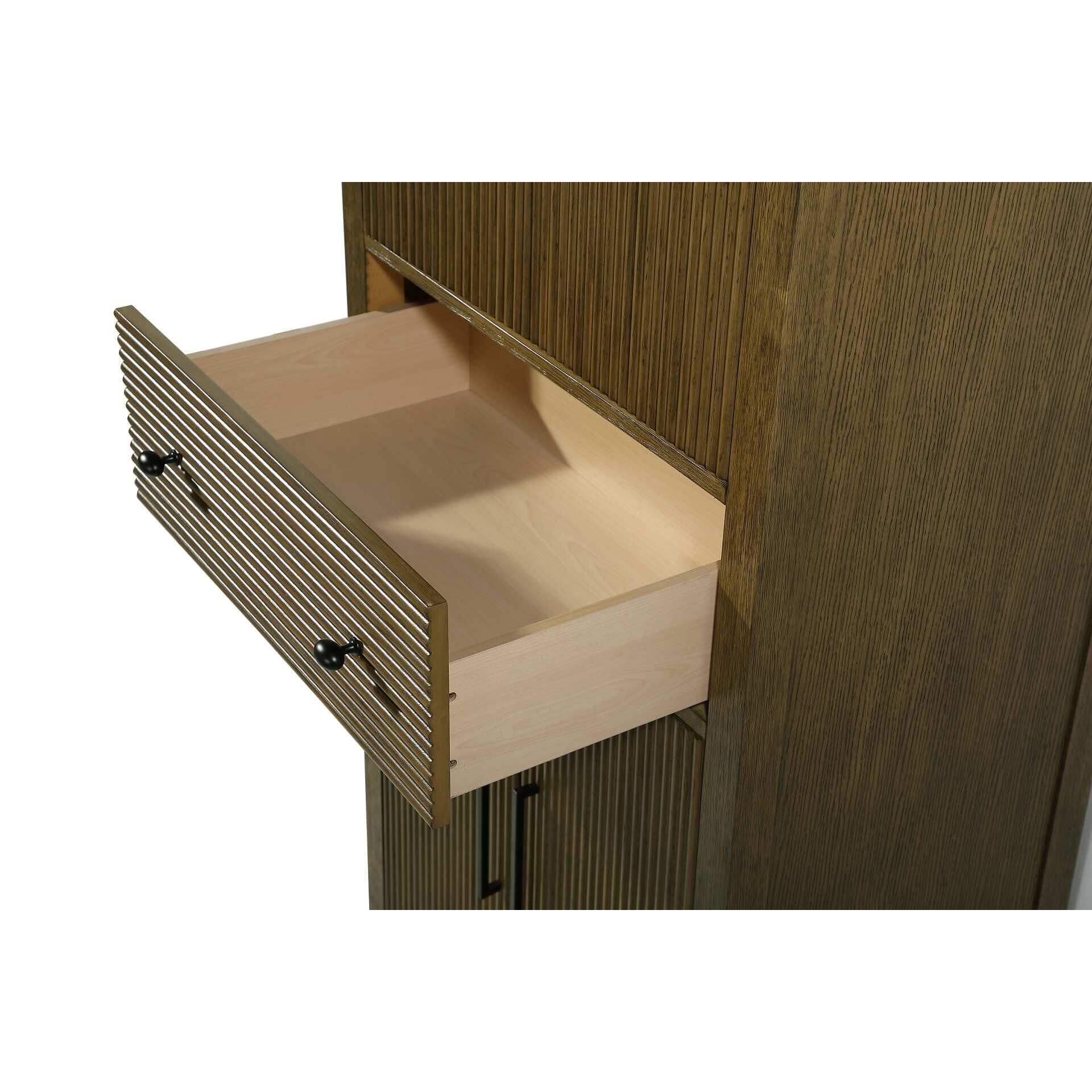 Shown in Hazel Oak finish