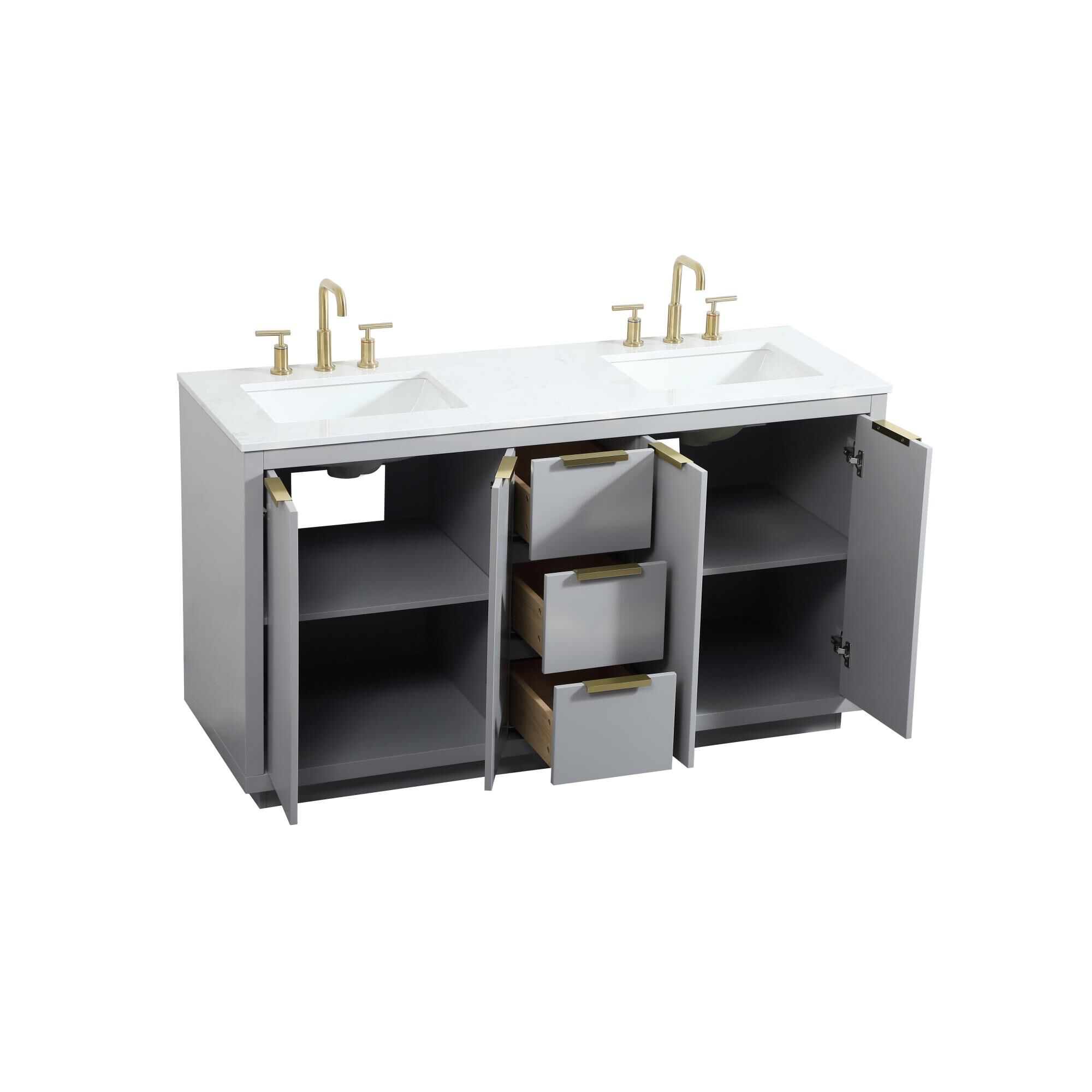 Shown in Grey finish