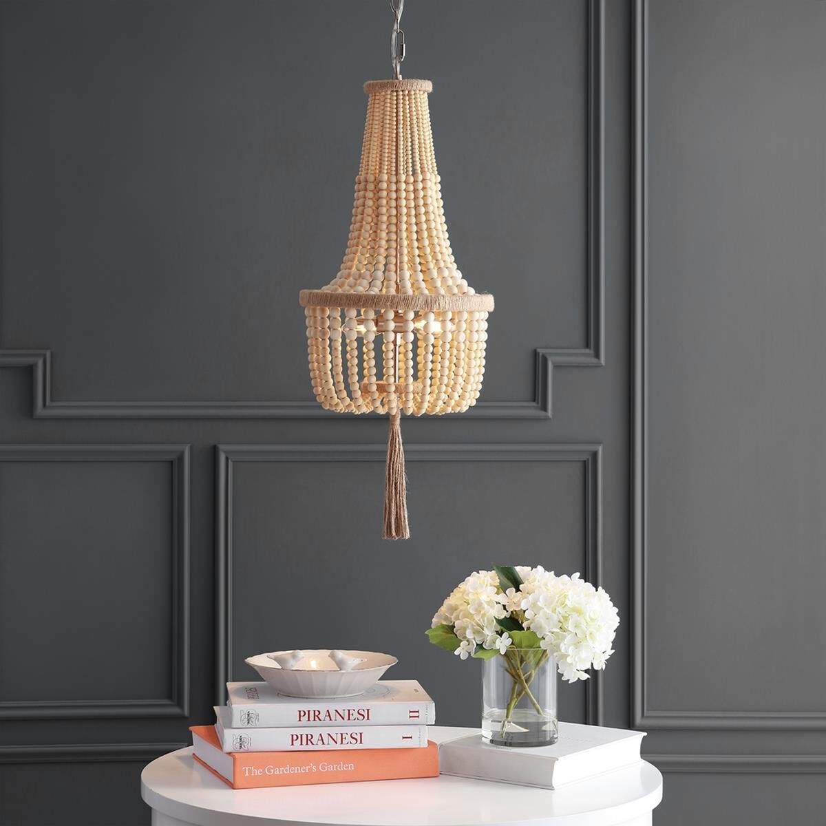 Wynne 12 Inch LED Cage Pendant by Safavieh