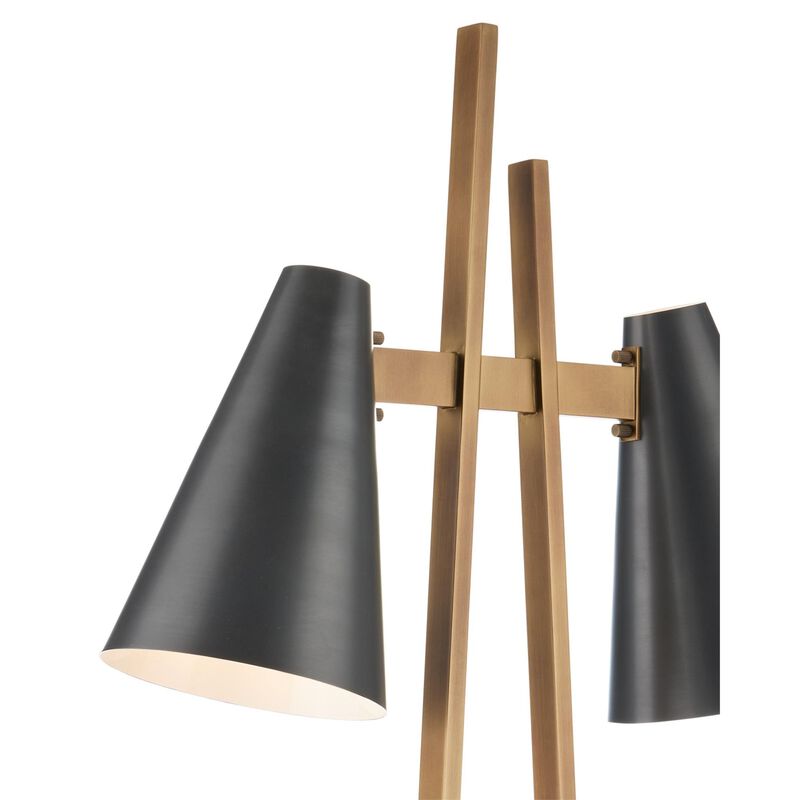 Duet 64 Inch Floor Lamp by Currey and Company