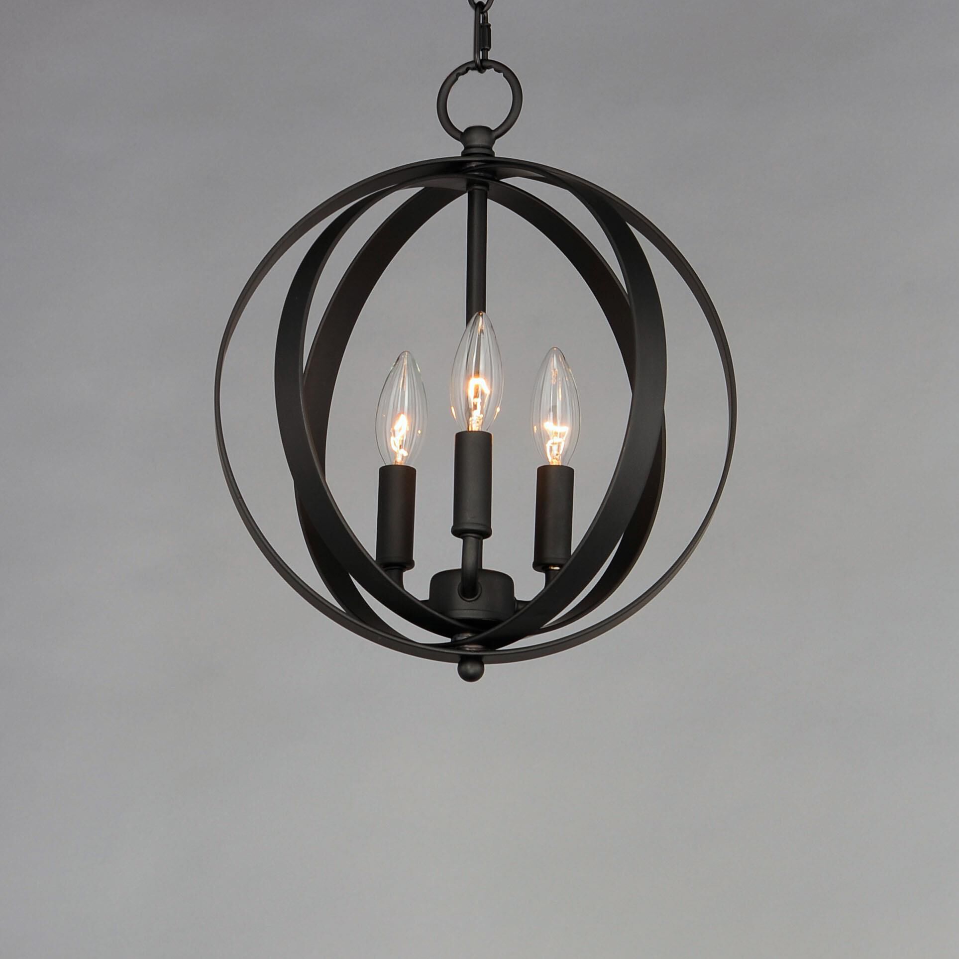 Provident 12 Inch 3 Light Mini Chandelier by Maxim Lighting