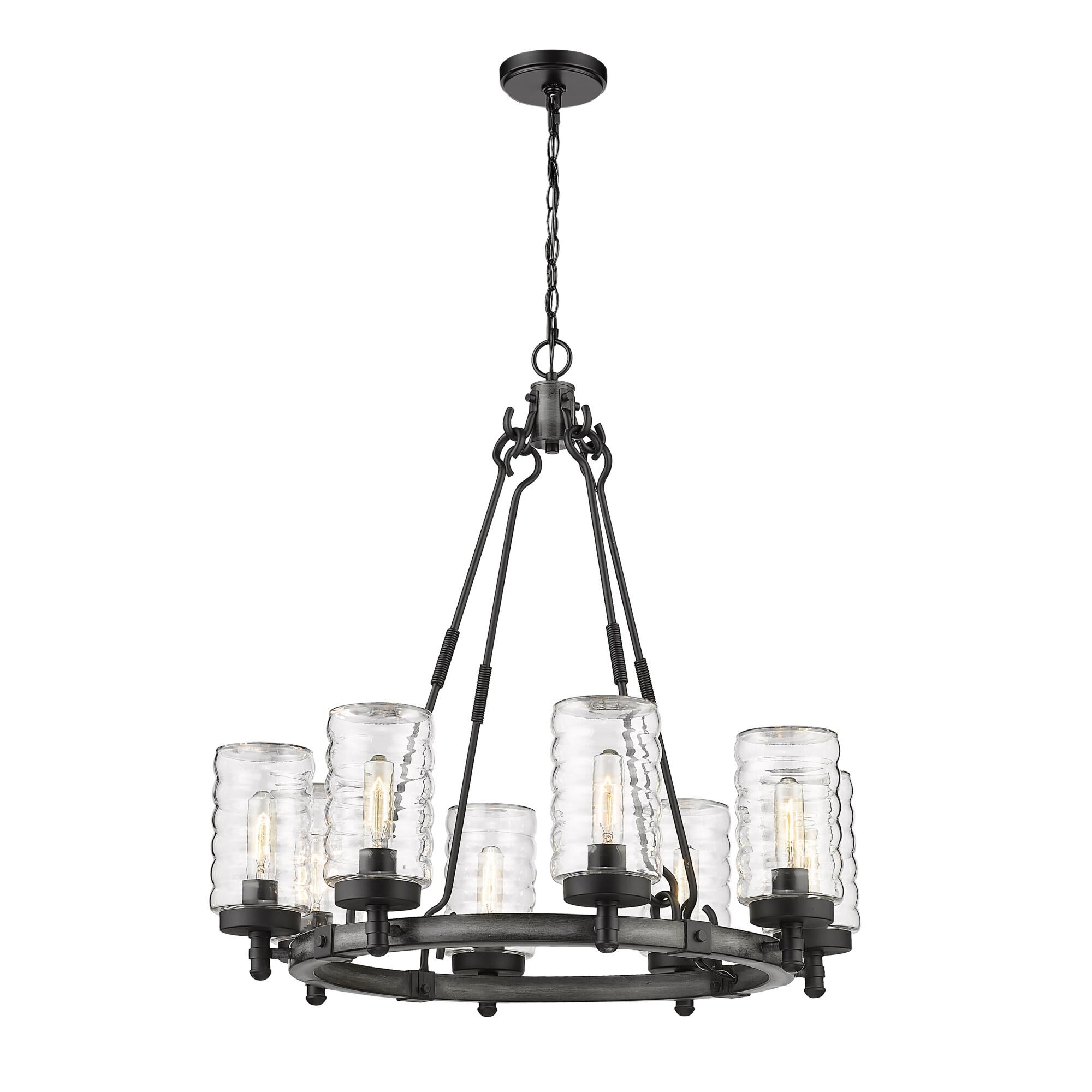 Tahoe 29 Inch Tall 8 Light Outdoor Hanging Lantern by Z-Lite