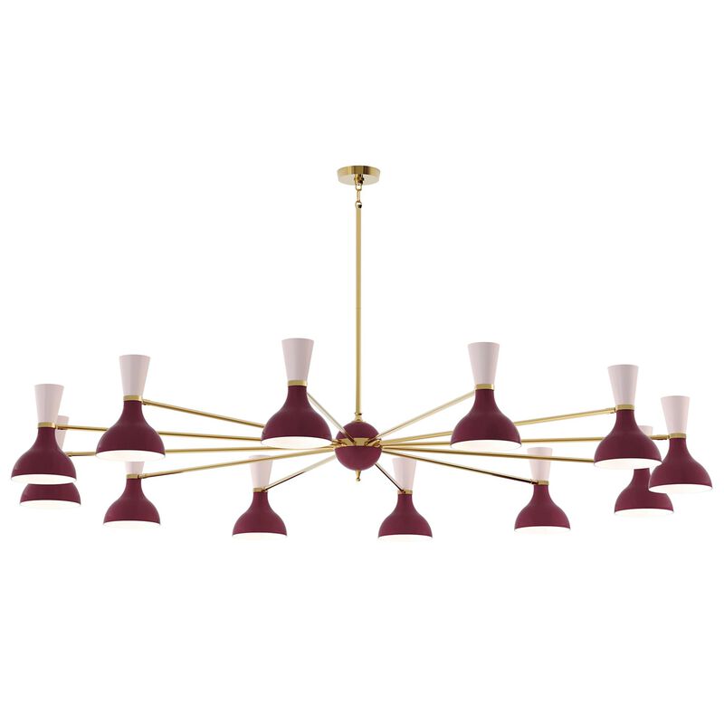 Clare 76 Inch Chandelier by Robert Abbey