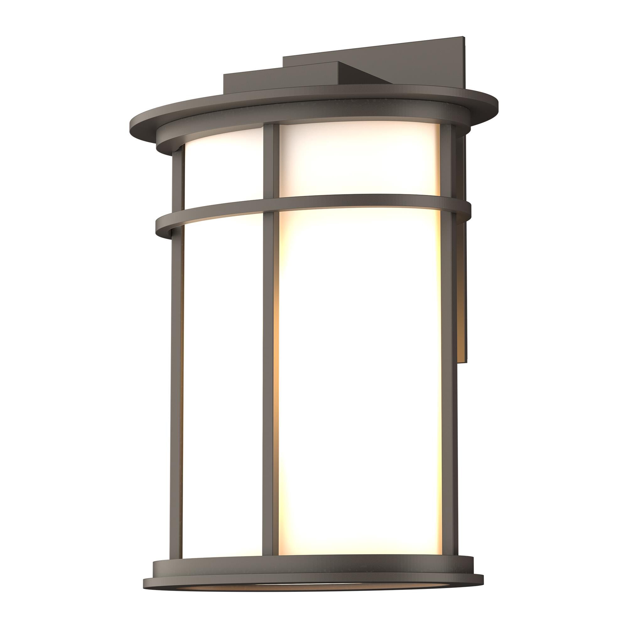 Shown in Coastal Dark Smoke finish and Opal  glass