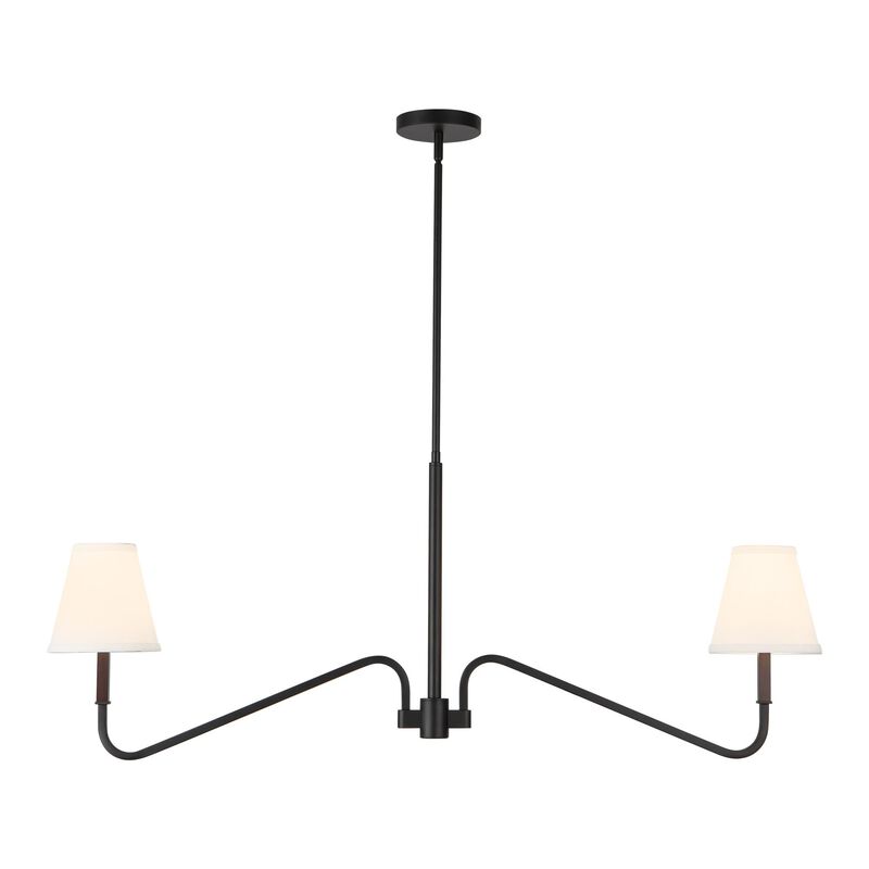 Peyton Fox Sloan Small Linear Chandelier by Alora Mood