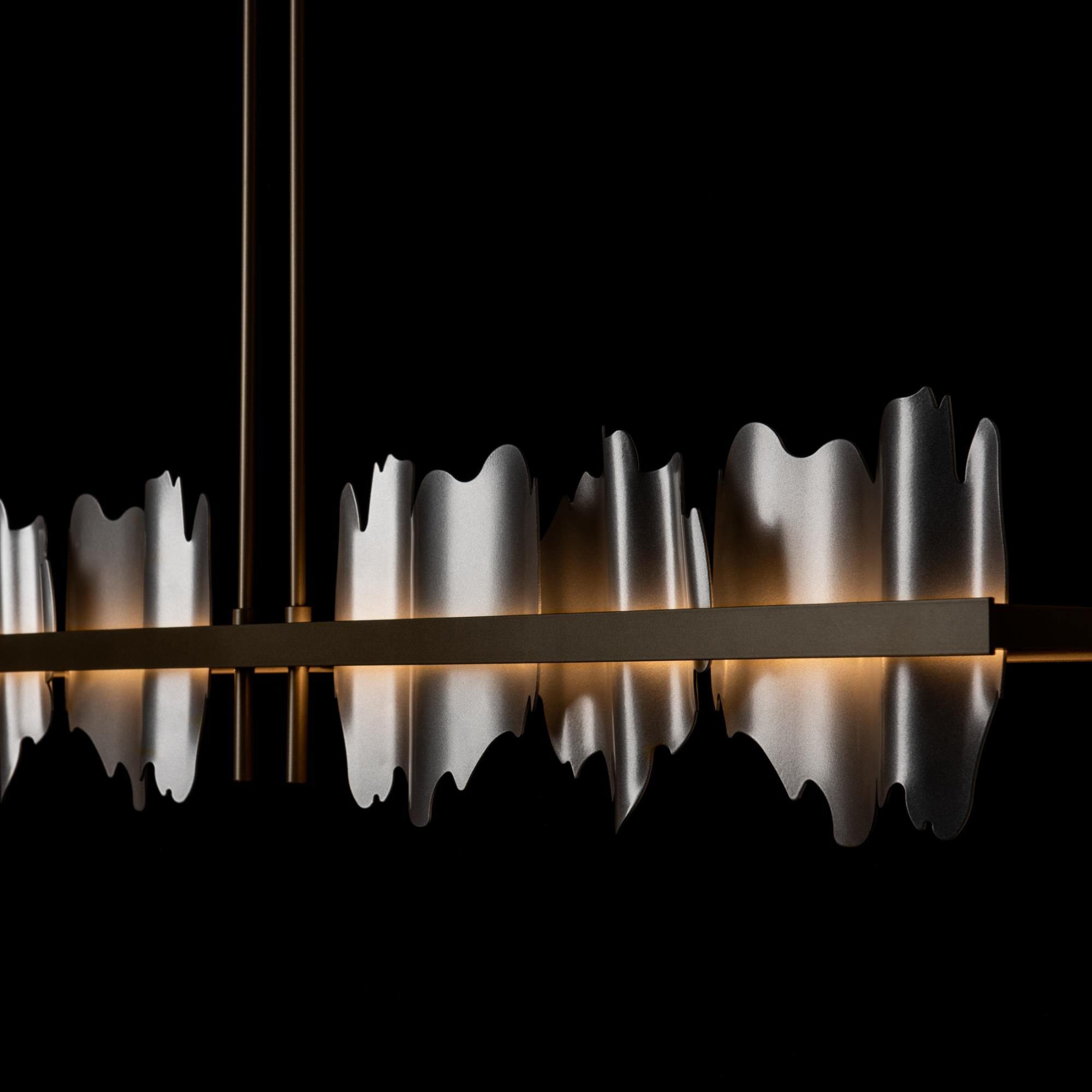 Hildene 52 Inch Light Linear Suspension Light by Hubbardton Forge