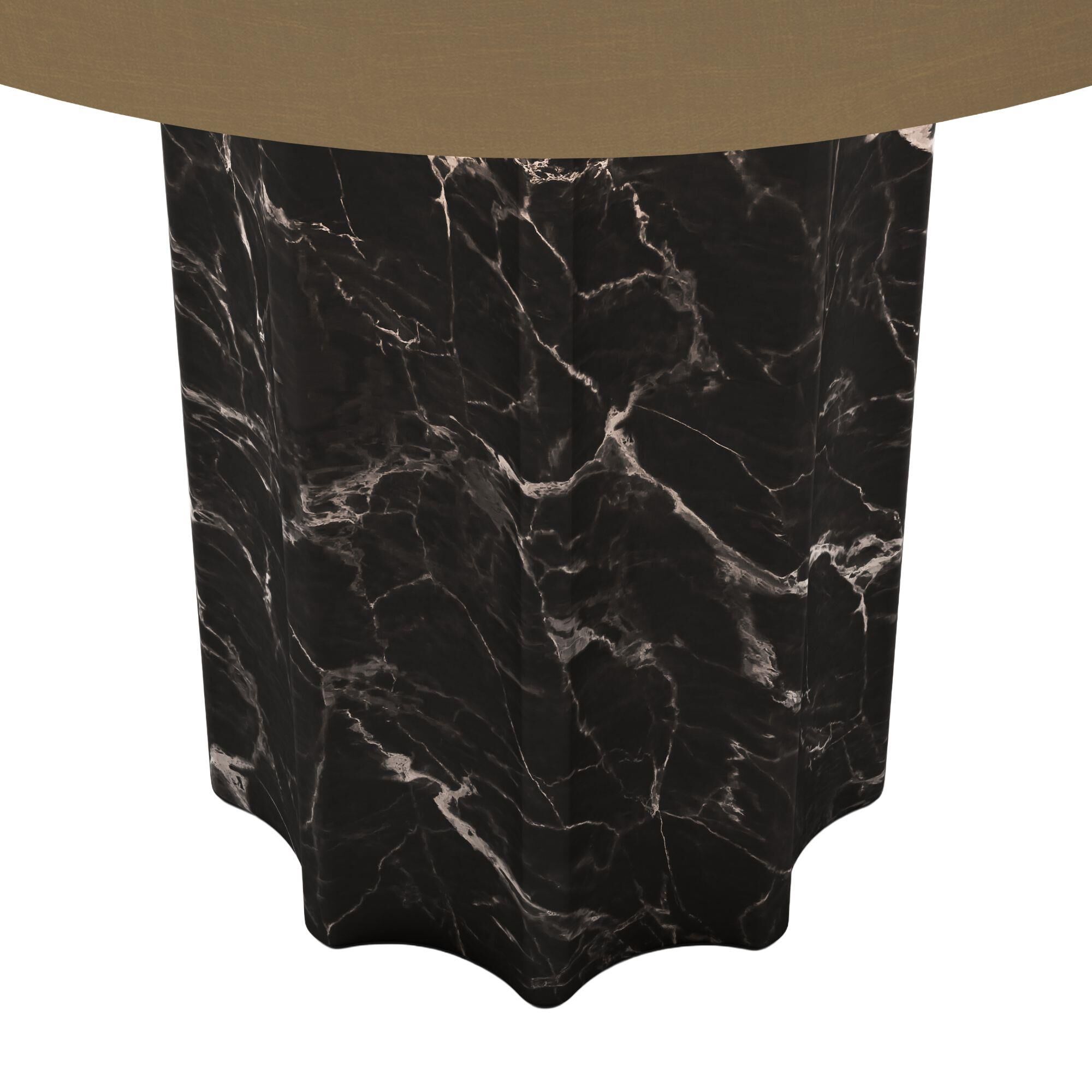 Kibun Fluted Column 15 Inch Table Lamp by Bulbrite