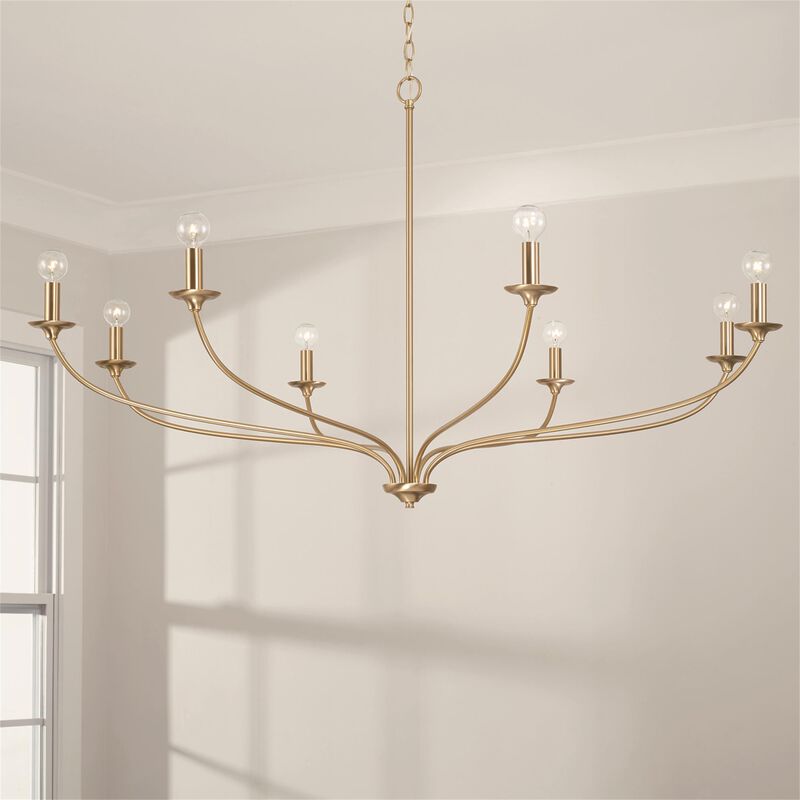 Dolan 52 Inch 8 Light Chandelier by Capital Lighting Fixture Company