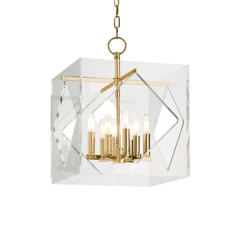 Travis 22 Inch Lantern Pendant by Hudson Valley Lighting