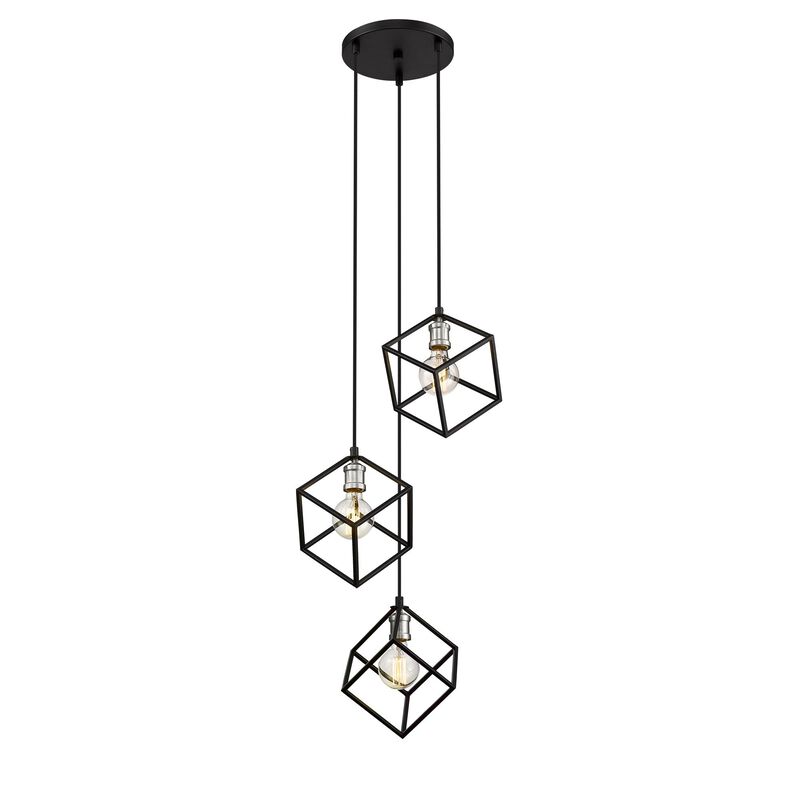 Vertical 18 Inch 3 Light Mini Chandelier by Z-Lite