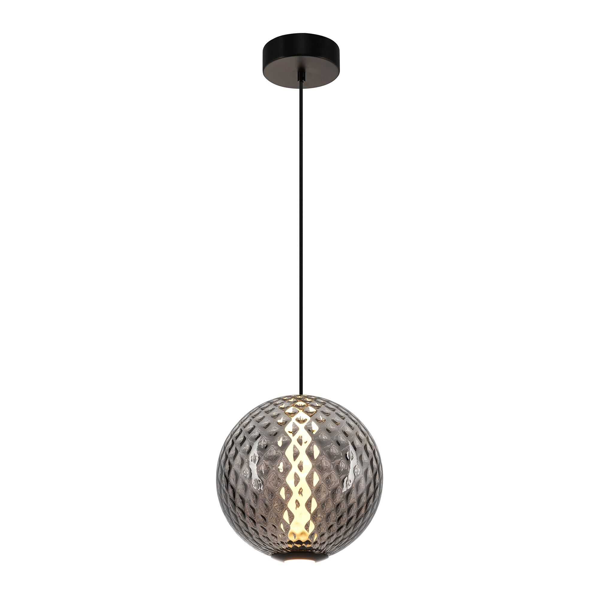Shown in Smoke finish and Diamond glass