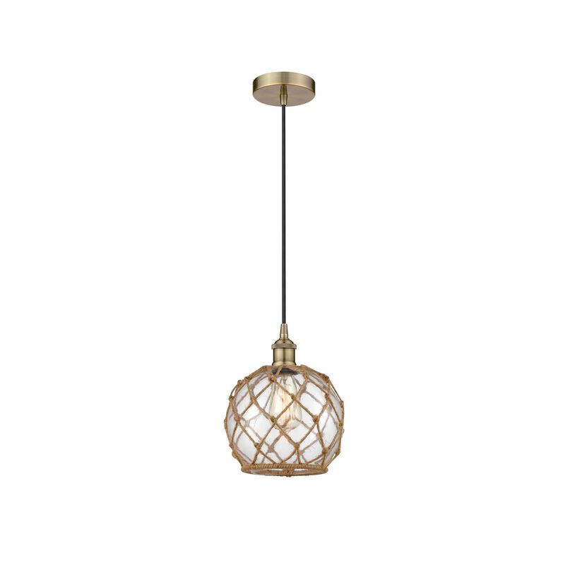 Innovations Lighting Bruno Marashlian Farmhouse Rope 8 Inch Mini Pendant
